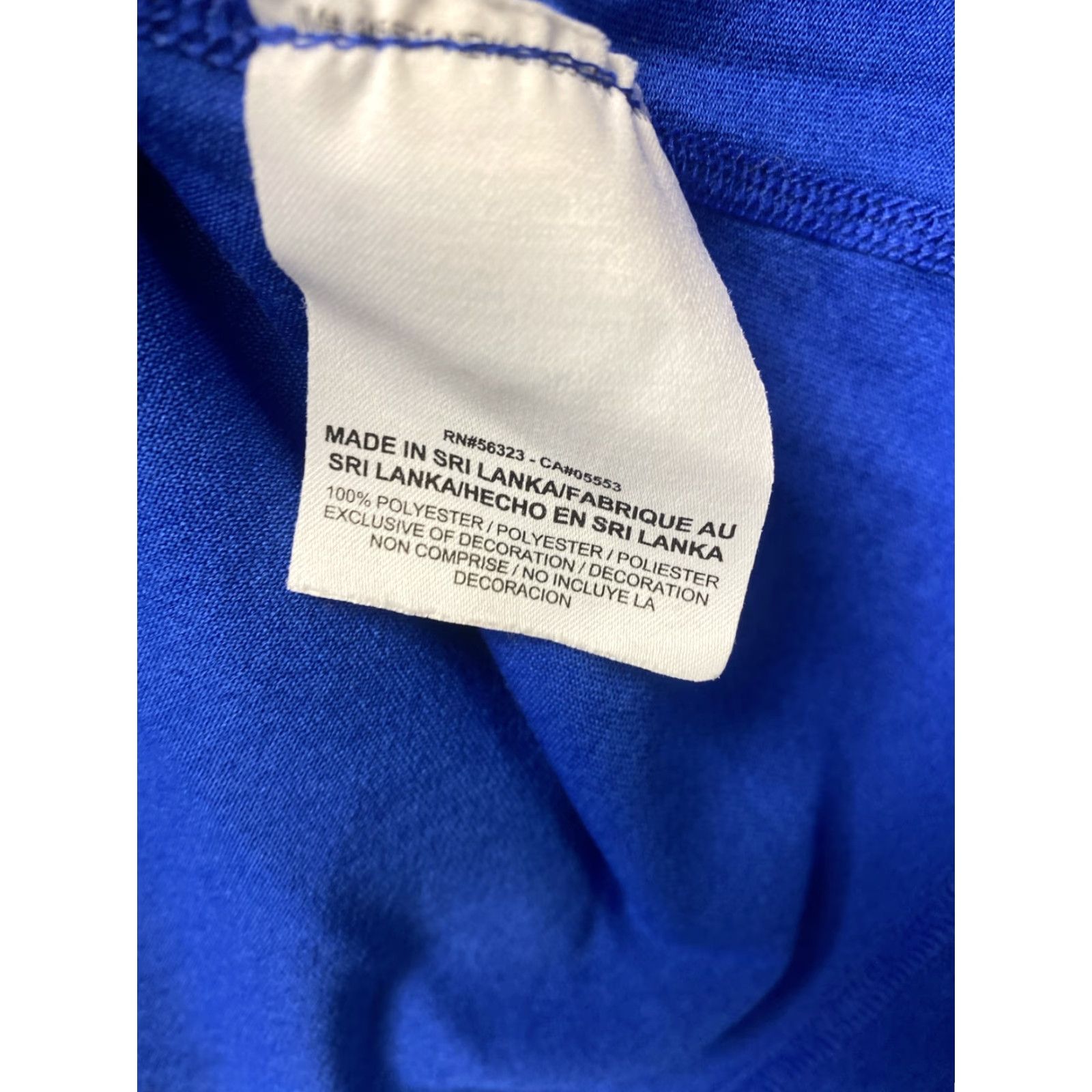 Nike Nike Shirt Womens M Blue Short Sleeve Logo Swoosh 114-1 Size M / US 6-8 / IT 42-44 - 5 Thumbnail