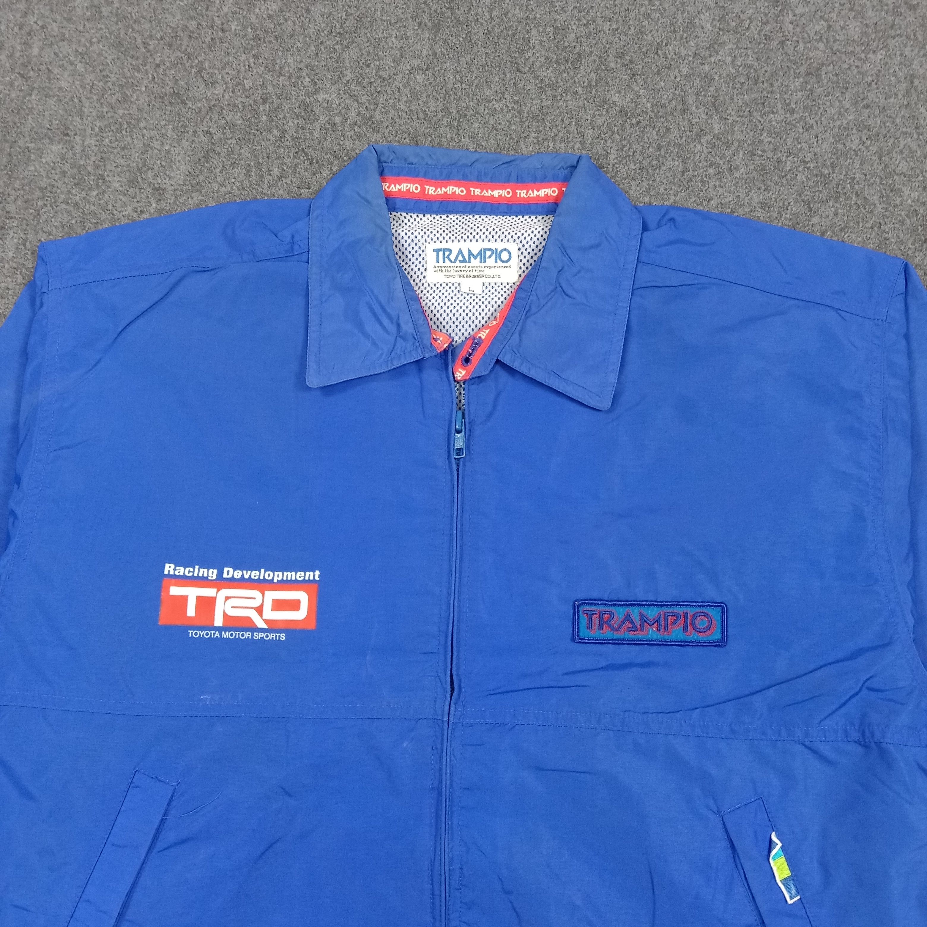 Japanese Brand TRD Toyota Japanaese Racing Custom Logo Thin Jacket C281N7 Size US L / EU 52-54 / 3 - 4 Thumbnail