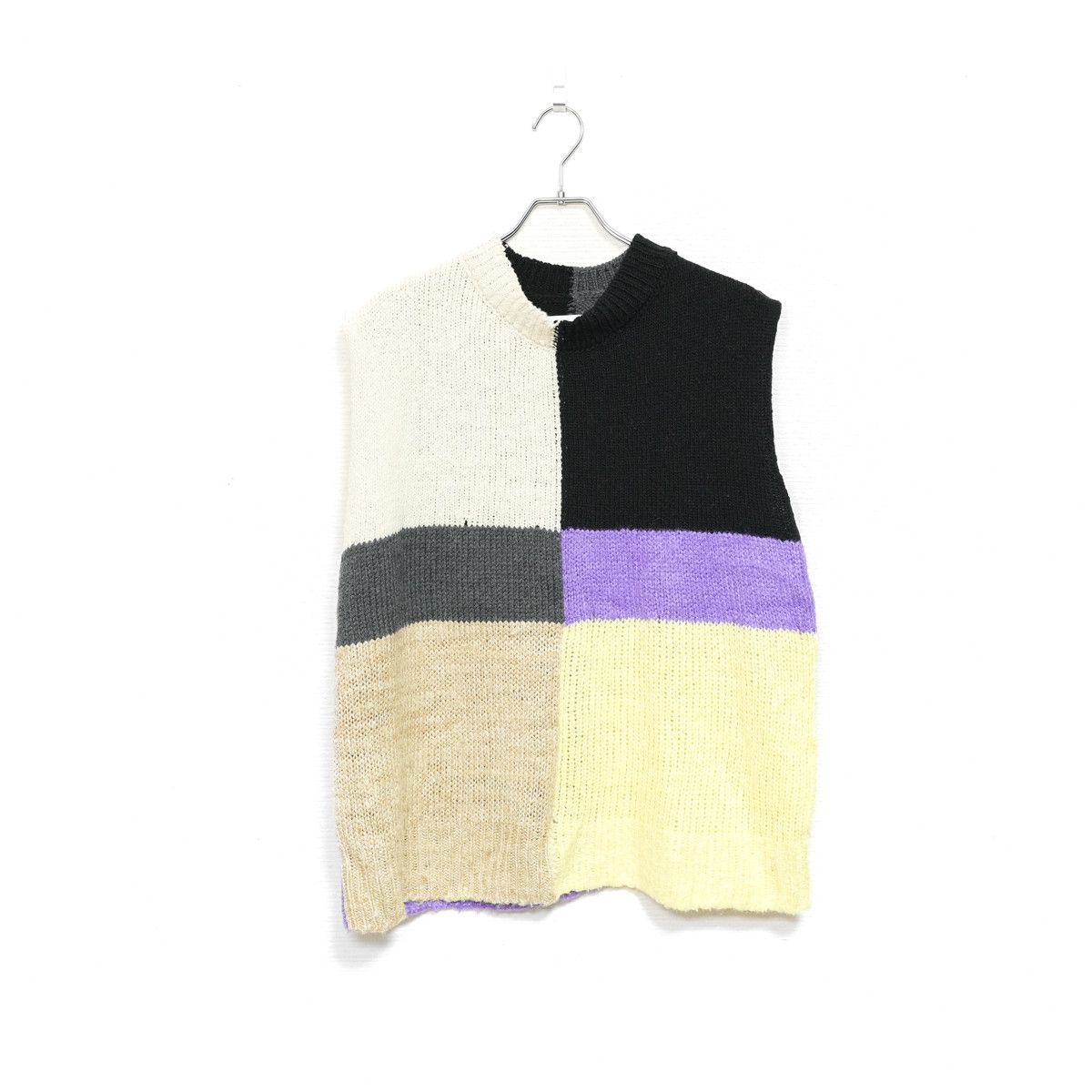 Jil Sander JIL SANDER COLER-BLOCK INTARSIA-KNIT SWEATER IN MARTICOLOR Size US M / EU 48-50 / 2 - 1 Thumbnail