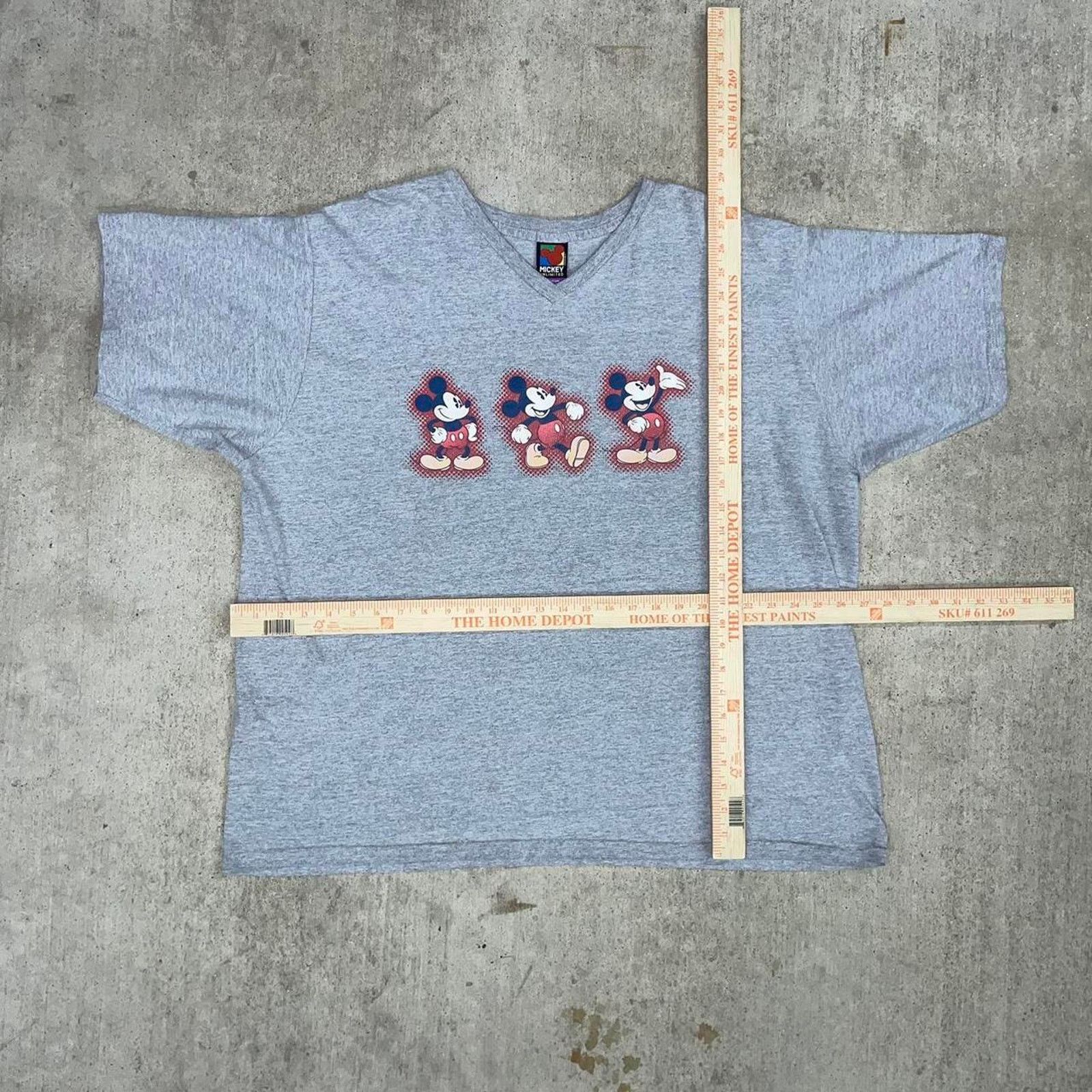 Mickey Unlimited Vintage grey disney mickey mouse t-shirt Size US XXL / EU 58 / 5 - 2 Thumbnail