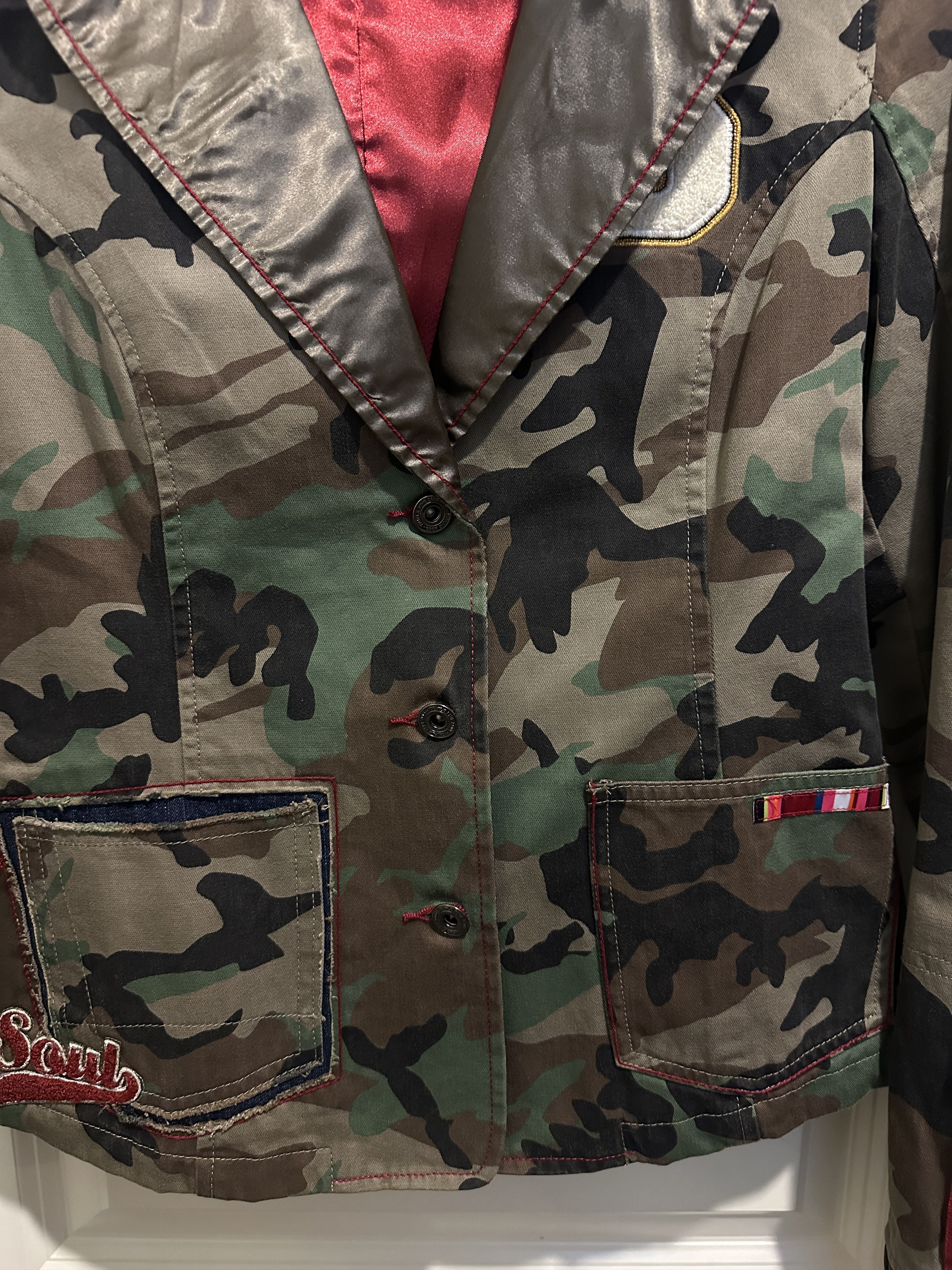 Triple 5 Soul vintage Triple Five Soul E89 camouflage blazer jacket Size S / US 4 / IT 40 - 7 Thumbnail