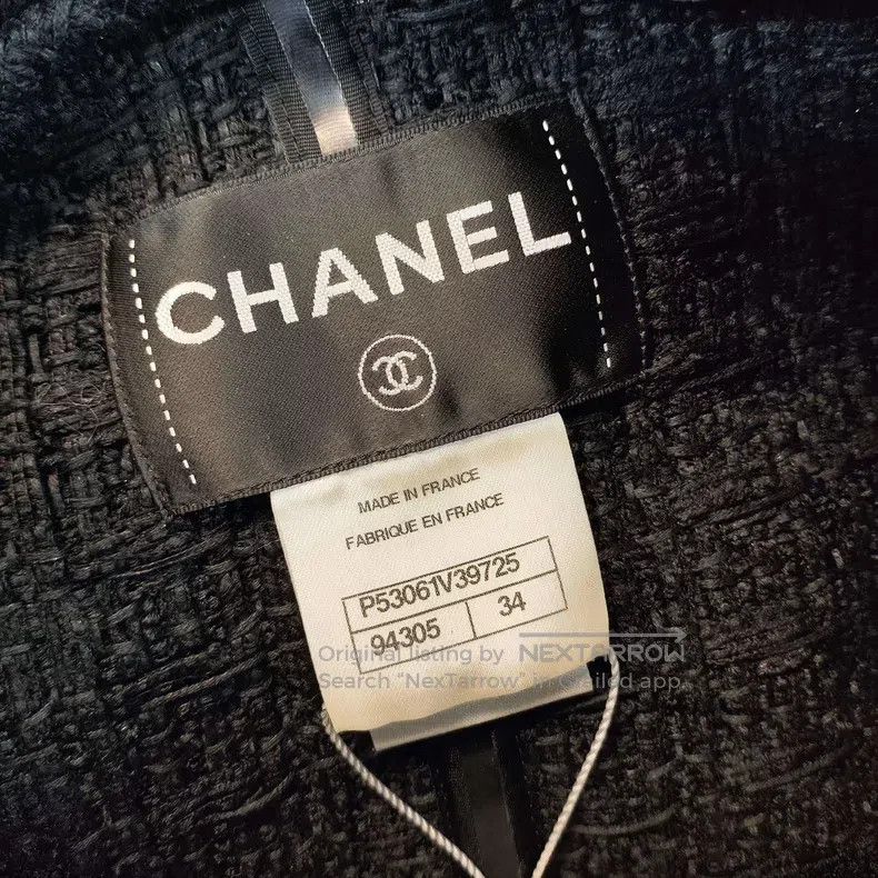 Chanel Chanel Black soft denim jacket Size XXS / US 00 / IT 34 - 3 Thumbnail