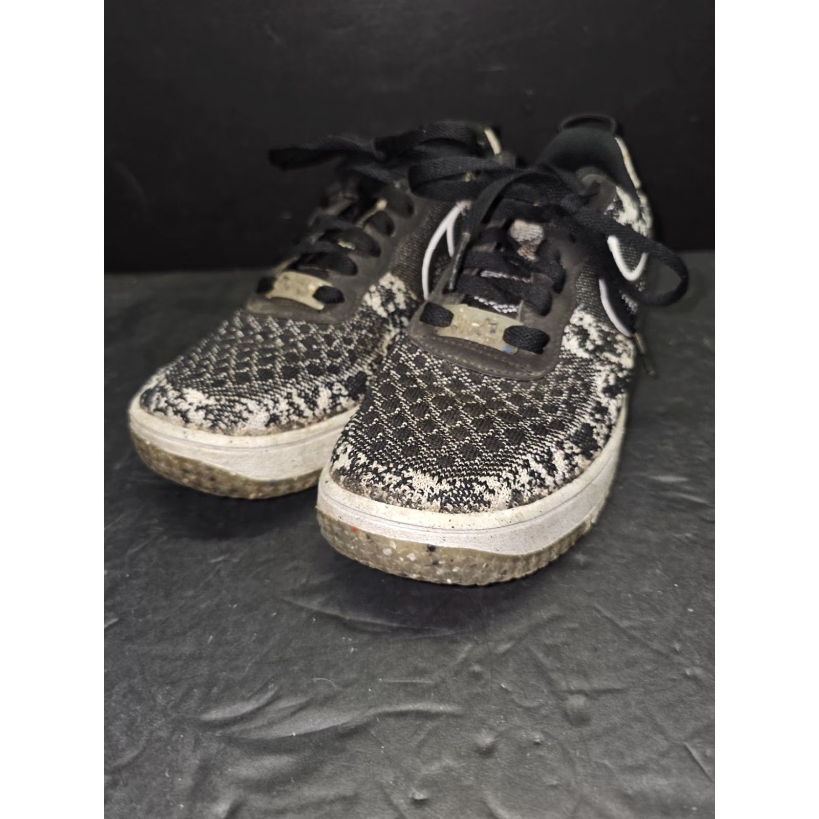 Nike Nike Air Force 1 Crater FK Next Nature Black White DM0590-001 Mens Sz 6.5 No Box Shoes Size ONE SIZE - 5 Thumbnail