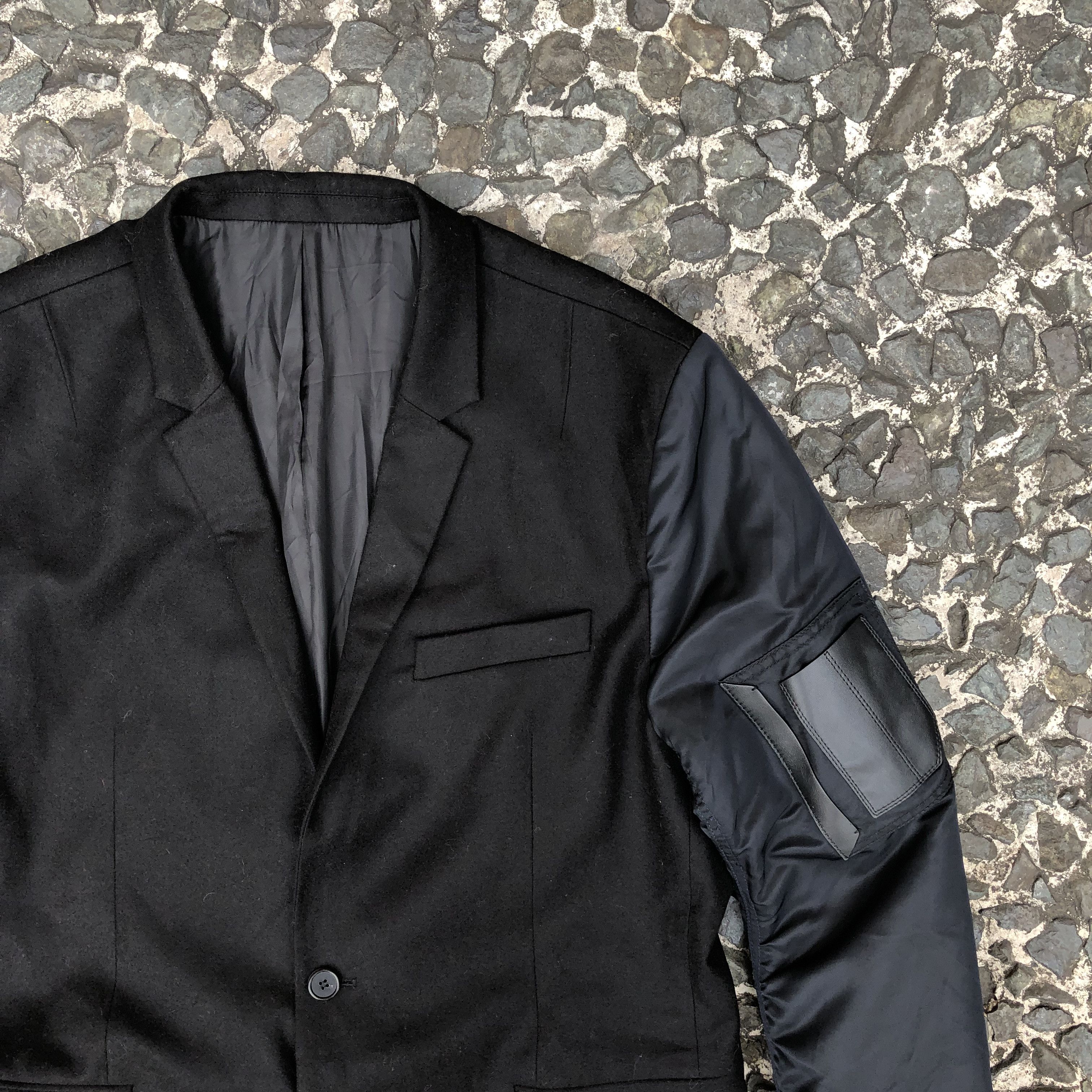 Juun.J Juun.J Black MA-1 Docking Blazer Jacket Size US L / EU 52-54 / 3 - 2 Thumbnail