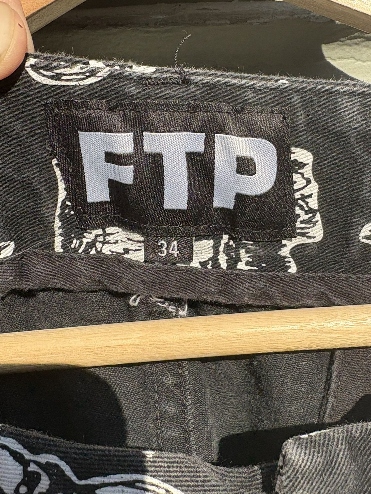 Fuck The Population FTP “Heaven and Hell” Black Pants Size US 34 / EU 50 - 7 Thumbnail