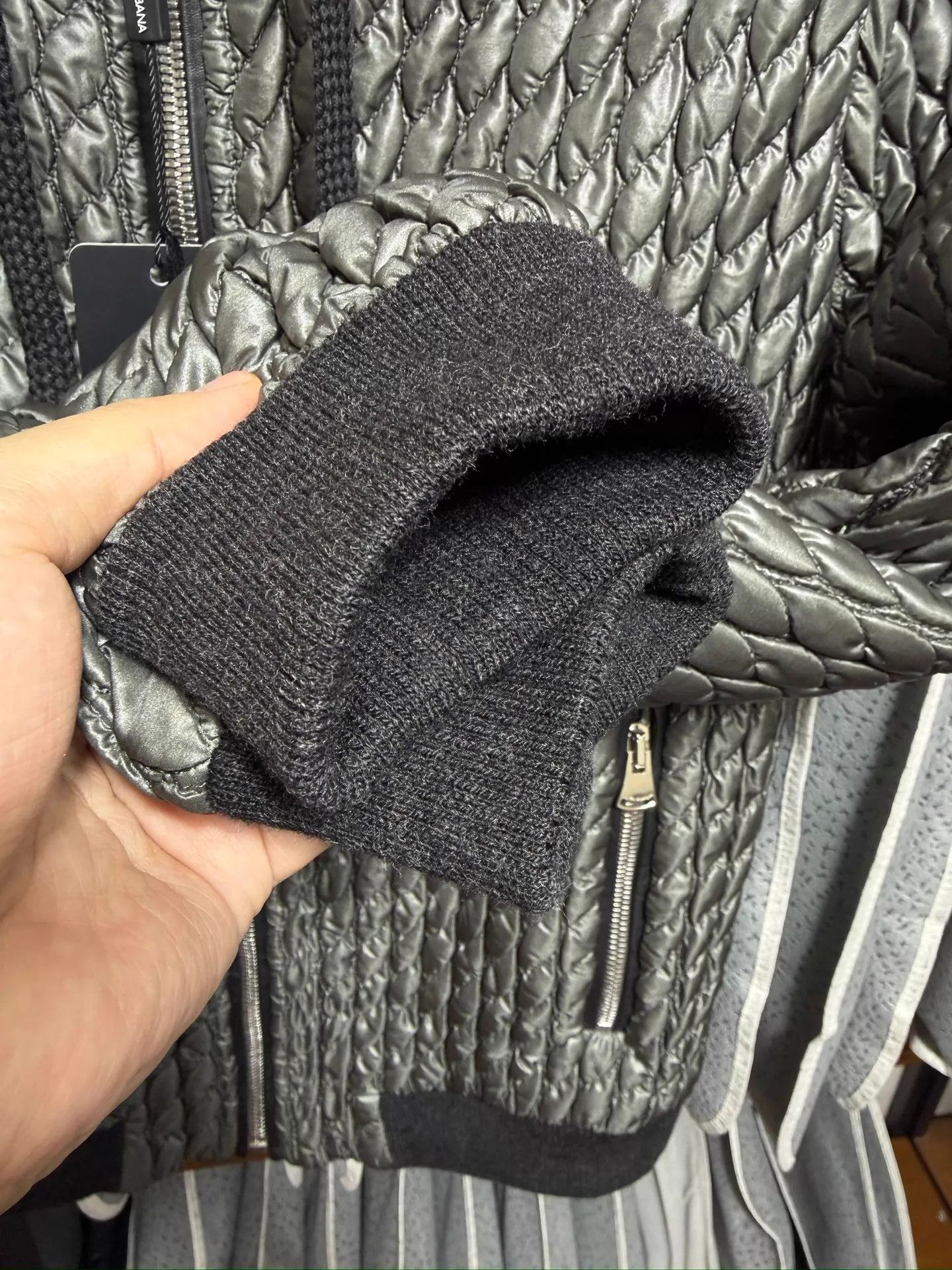 Dolce & Gabbana Dolce & Gabbana hooded padded jacket lightgray 48/52 Size US L / EU 52-54 / 3 - 5 Thumbnail