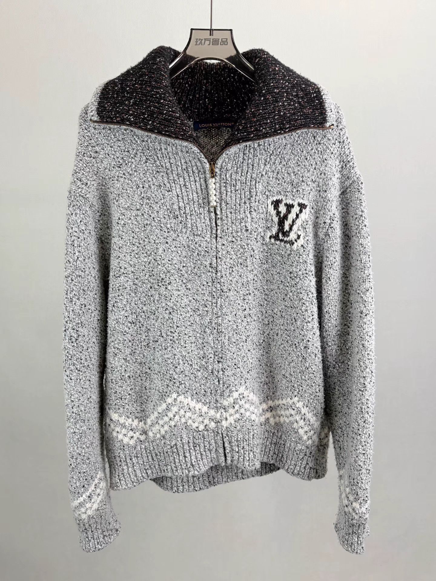 Louis Vuitton LV25 NIGO Sailing & Fishing Knit Jacket Size US XL / EU 56 / 4 - 1 Thumbnail