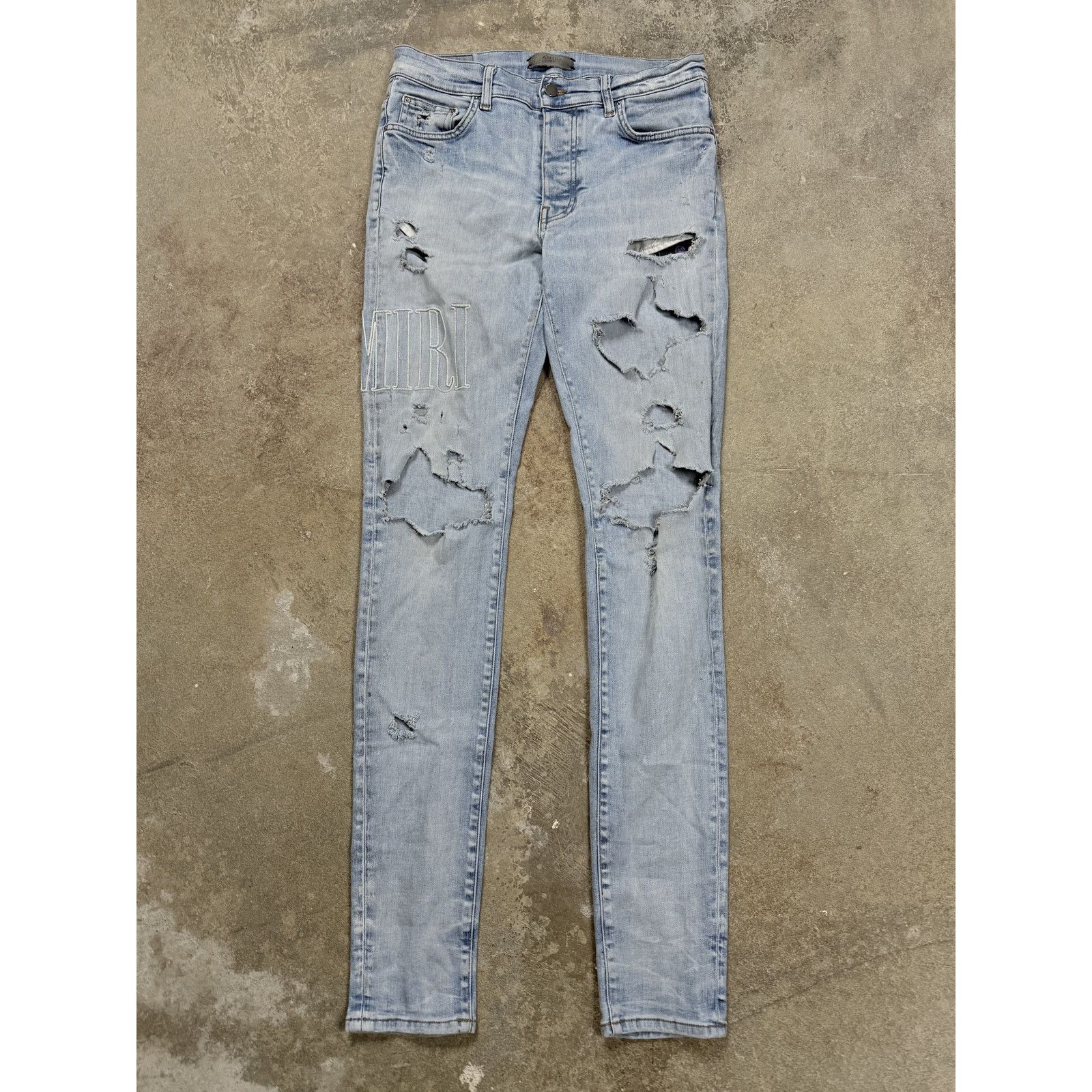 Amiri Amiri Jeans Denim Side Logo Used 31 | Grailed
