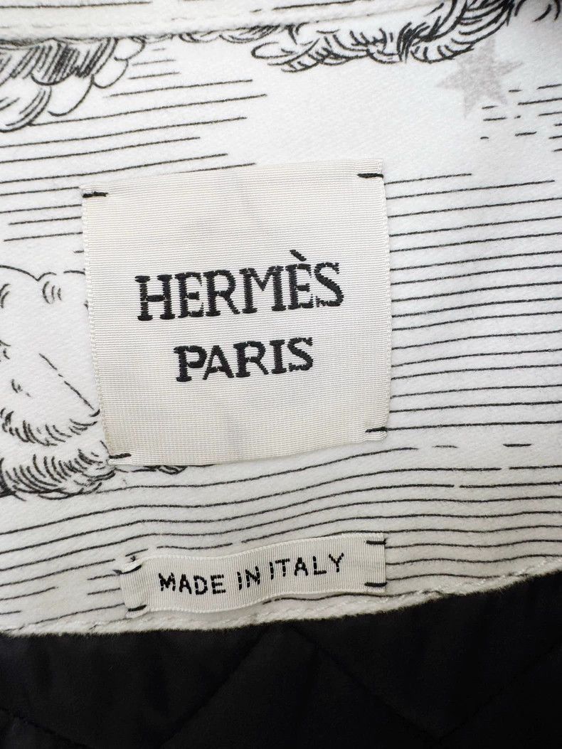 Hermes New Hermes Cotton Jacket with Unique Design-2506 Size M / US 6-8 / IT 42-44 - 2 Thumbnail