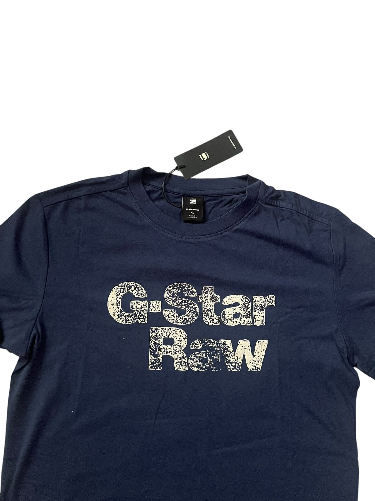 G-Star G-Star Raw Mens Painted Lash T-Shirt Blue $60 Size XS Size US XS / EU 42 / 0 - 2 Thumbnail