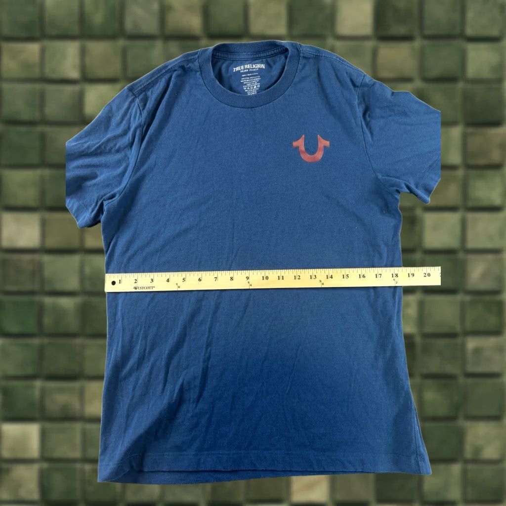 True Religion True Religion T-Shirt Shirt Men Navy Blue Short Sleeve Crew Neck Logo Back Size S Size US S / EU 44-46 / 1 - 1 Thumbnail