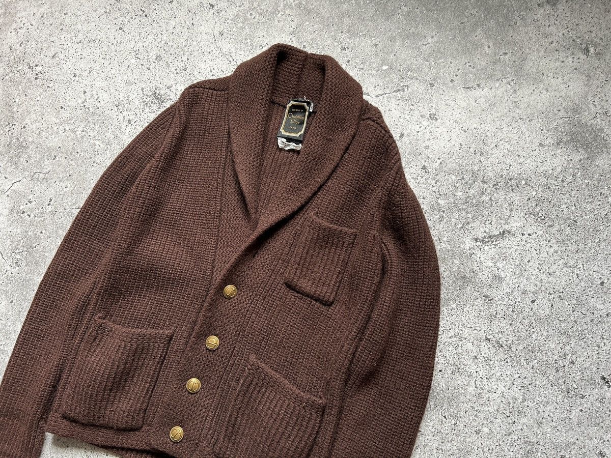 Dior Dior vintage wool cardigan sweater brown Size M / US 6-8 / IT 42-44 - 7 Thumbnail