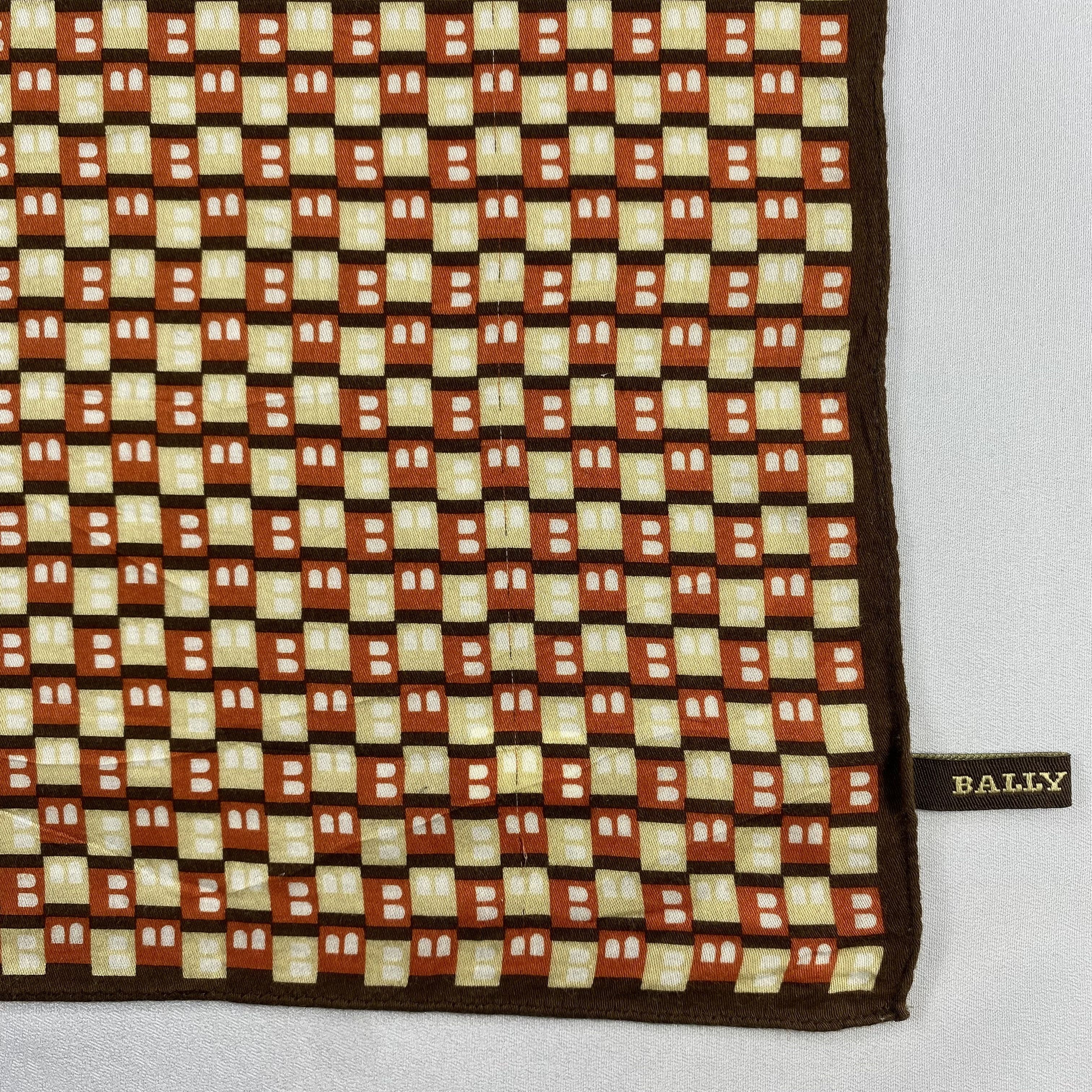 Bally × Vintage Bally Neckerchief / Bandana / Handkerchief-P1790 Size ONE SIZE - 3 Thumbnail