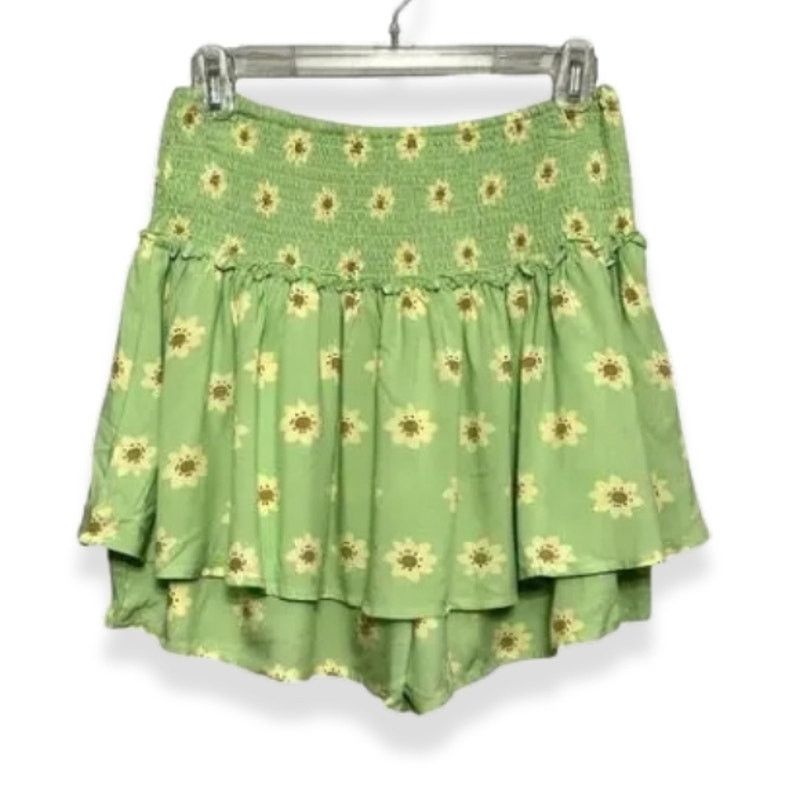 BP. BP Skort Daisy Floral Smocked Tiered Design Multicolor M Size 30" / US 8 / IT 44 - 5 Thumbnail