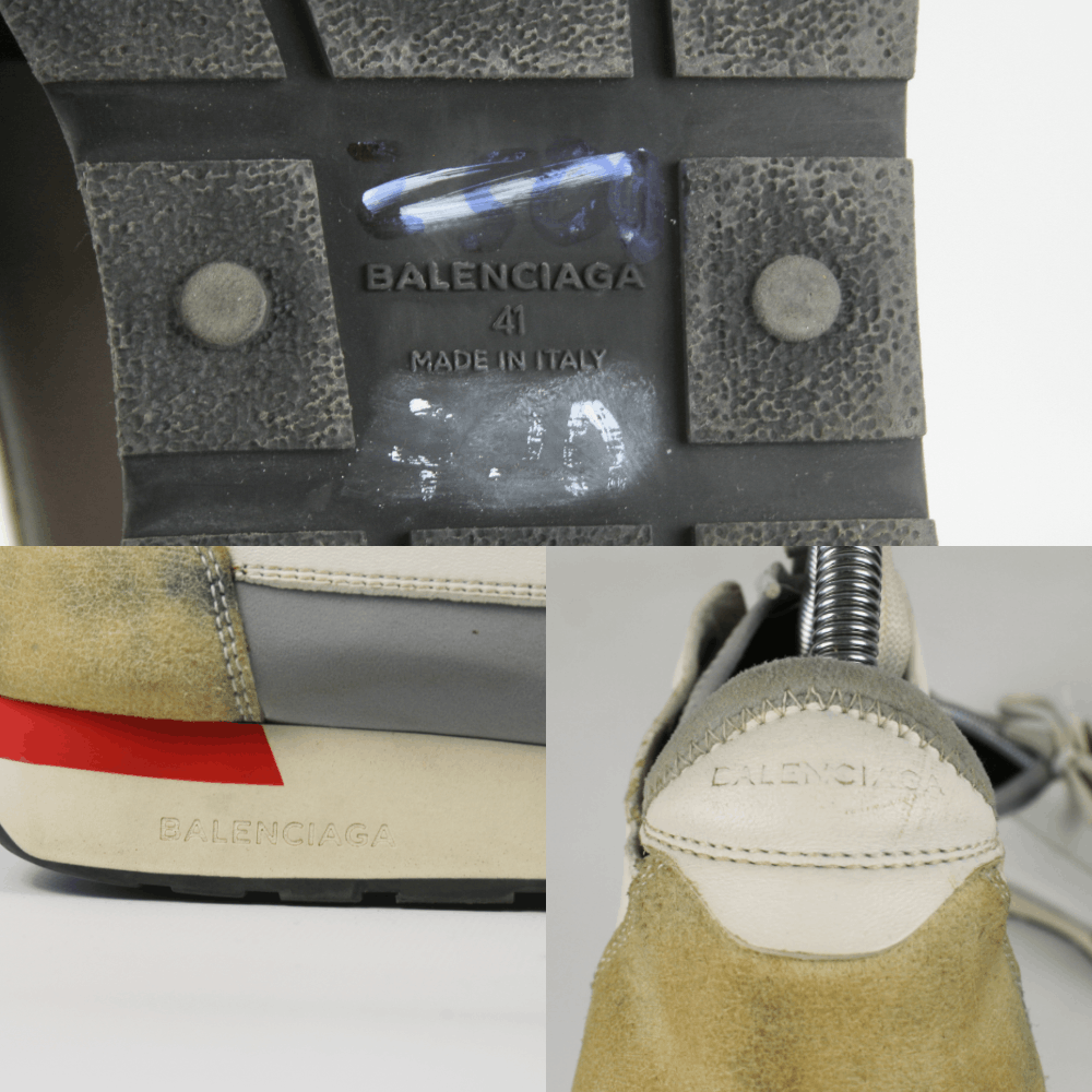 Balenciaga Mesh Leather Race Runners Size US 8 / EU 41 - 12 Thumbnail