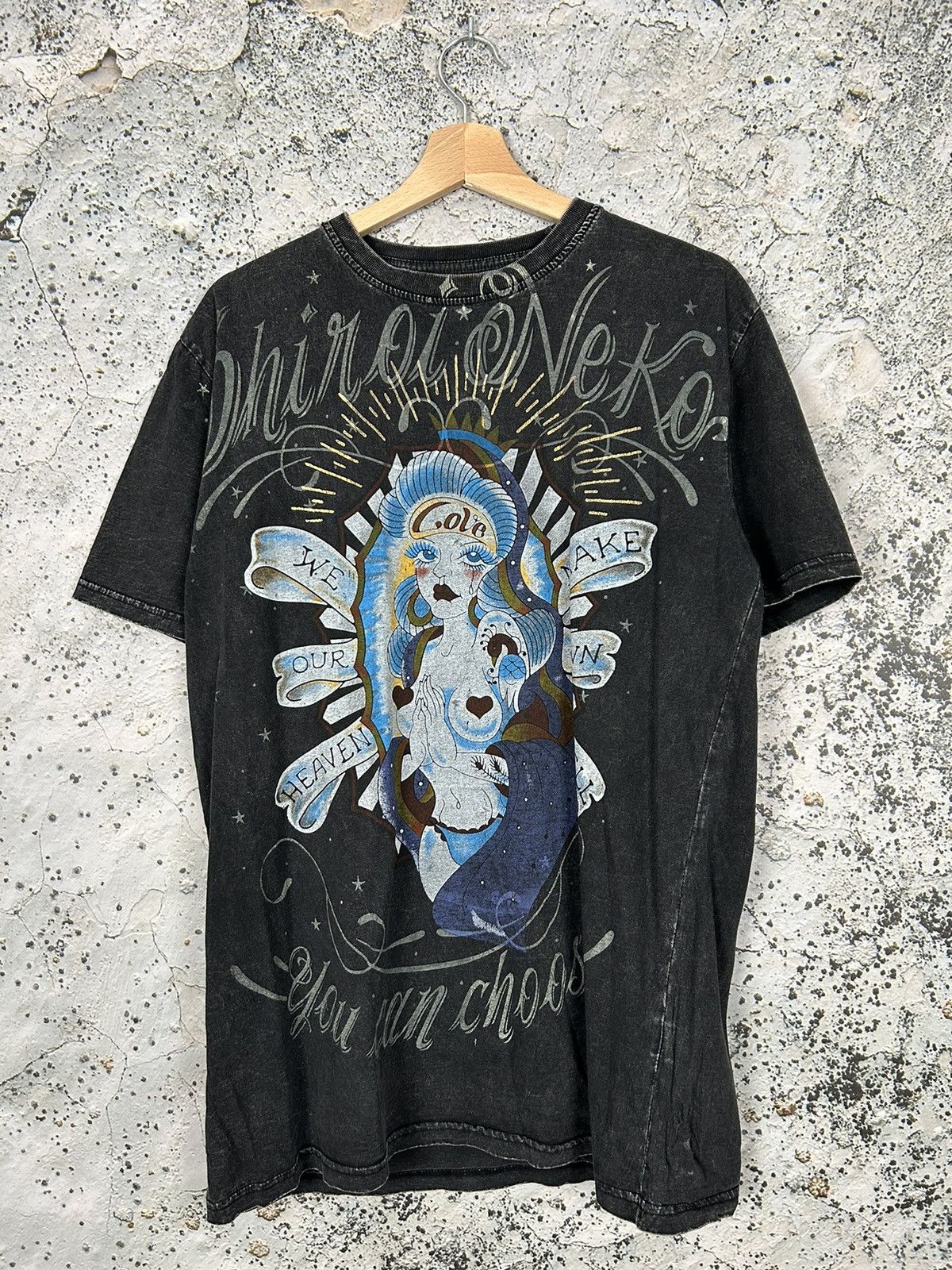 Anime Vintage Handmade Japanese Graphic Tee Tattoo 90s Hype Y2K Size US L / EU 52-54 / 3 - 1 Thumbnail