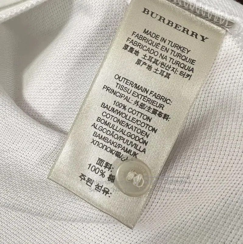 Burberry Burberry Men's Embroidered Cotton Polo Shirt. Size US XXL / EU 58 / 5 - 5 Thumbnail