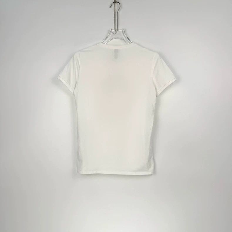 Loewe LOEWE White toast logo short sleeves Size L / US 10 / IT 46 - 4 Thumbnail