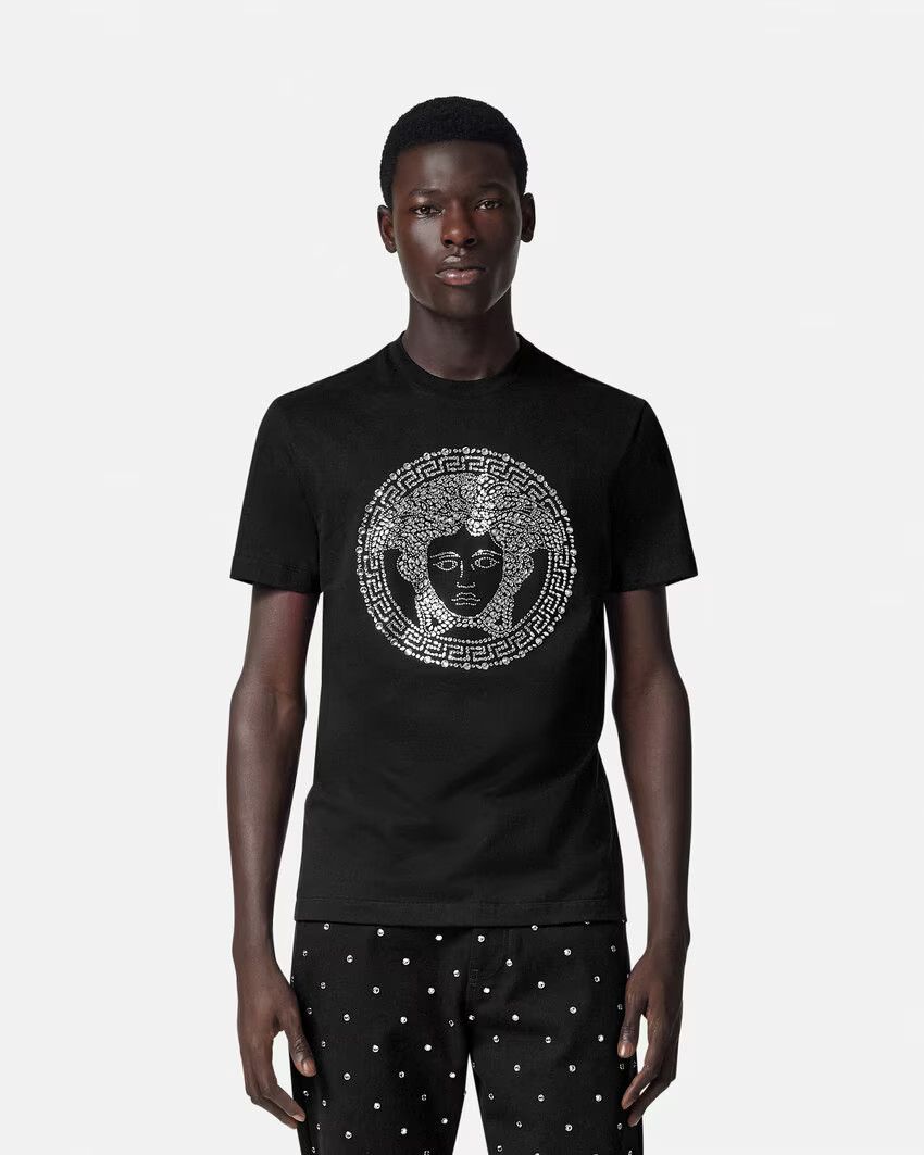 Versace o1s22i1n0125 Crewneck T-Shirt in Black Size US S / EU 44-46 / 1 - 4 Thumbnail