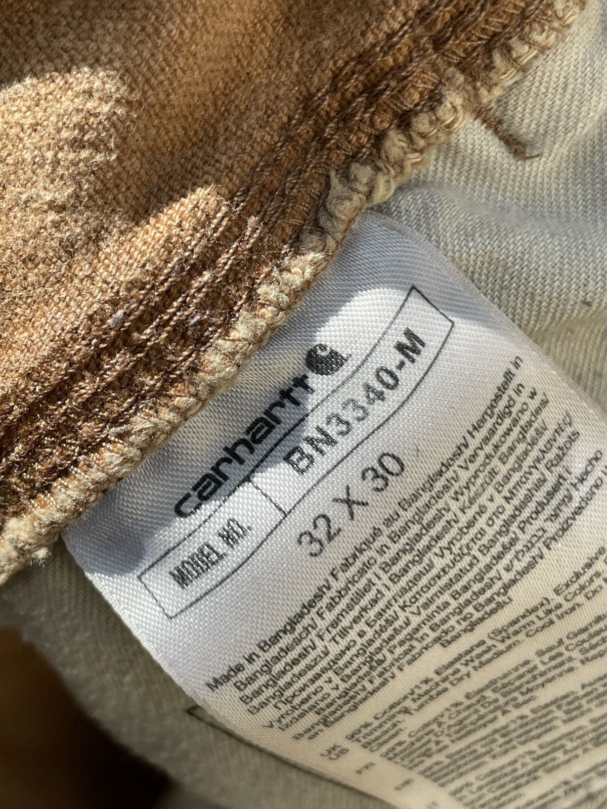 Carhartt Vintage Carhartt Double knee straight workwear denim pants Size US 32 / EU 48 - 22 Thumbnail
