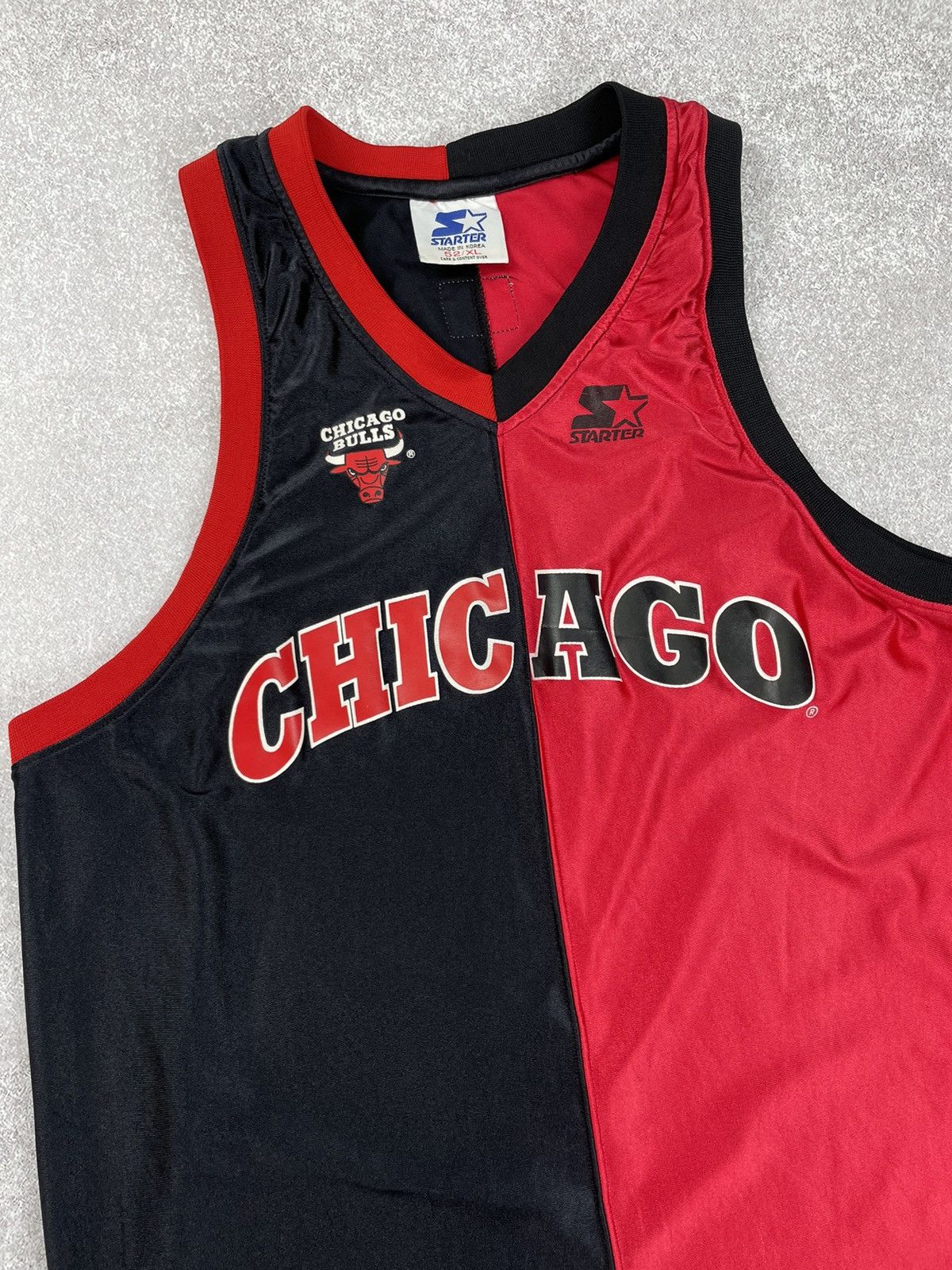 NBA × Starter × Vintage 90’s Chicago Bulls Starter Vintage Jersey Size US XL / EU 56 / 4 - 2 Thumbnail