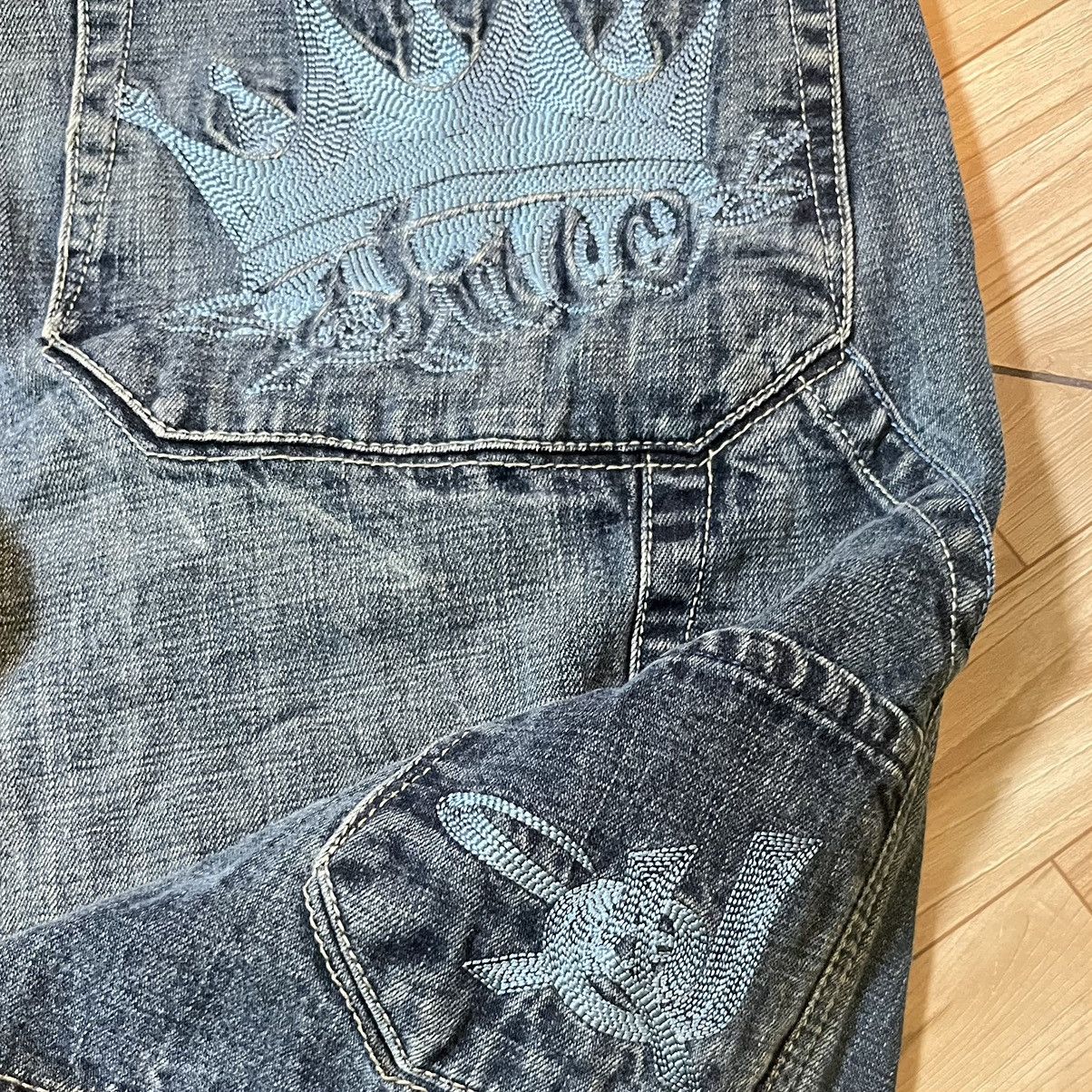 JNCO VTG JNCO Crown Carpenter Jorts Size US 30 / EU 46 - 7 Thumbnail