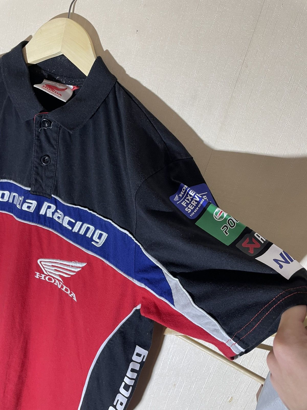 Honda Honda racing polo shirt vintage Size US M / EU 48-50 / 2 - 6 Thumbnail