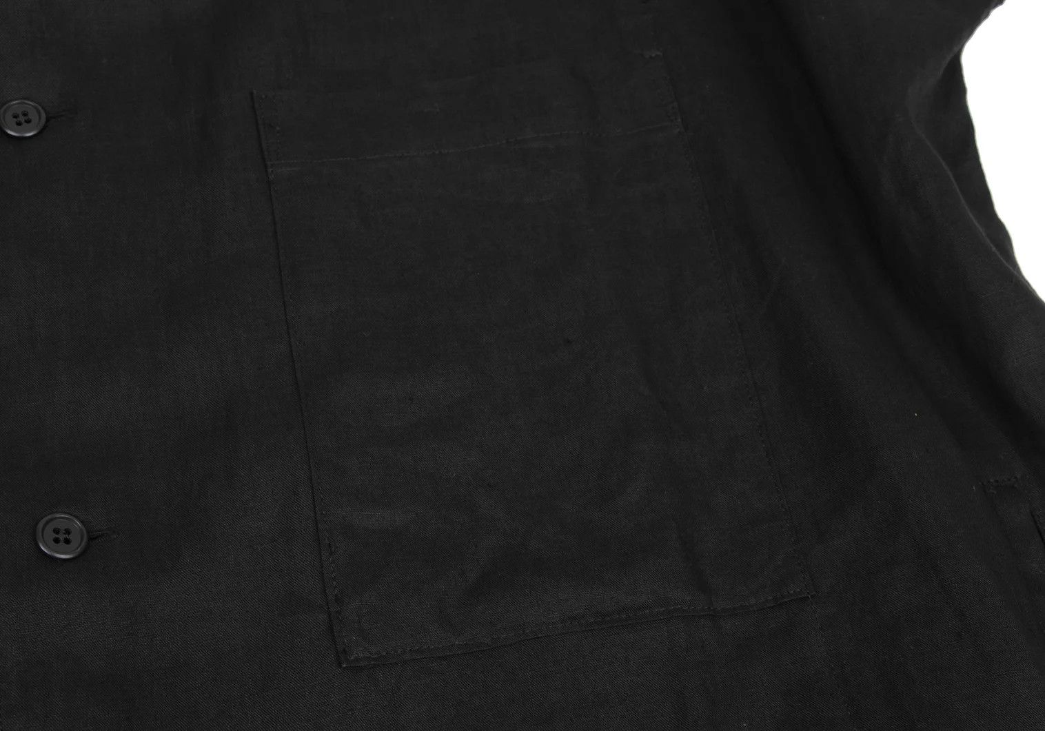 Yohji Yamamoto Yohji Yamamoto Linen Epaulet Shirt Coat Size US M / EU 48-50 / 2 - 6 Thumbnail
