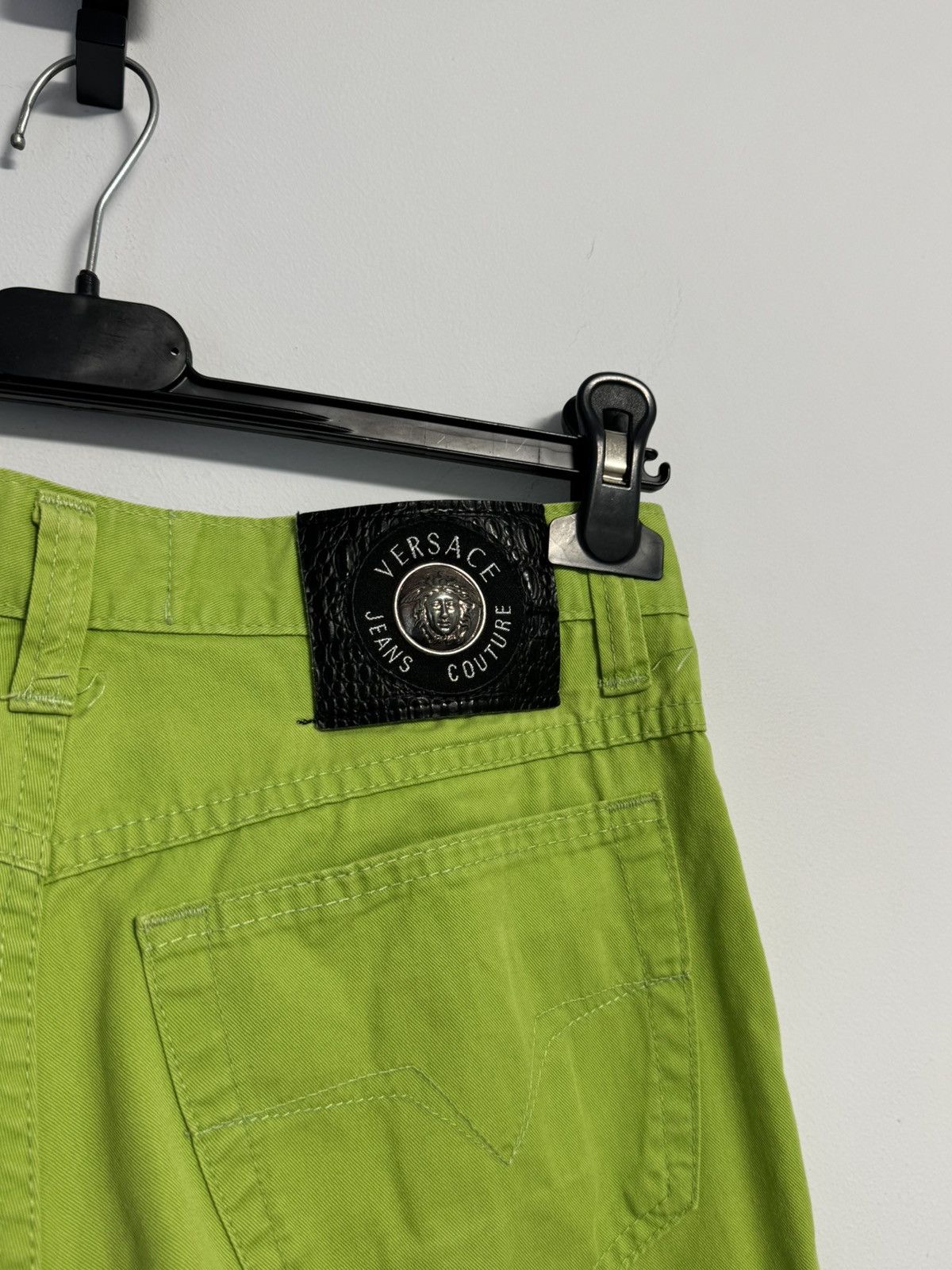 Versace Jeans Couture Versace Jeans Couture Neon Green Jeans Size 31" - 5 Thumbnail