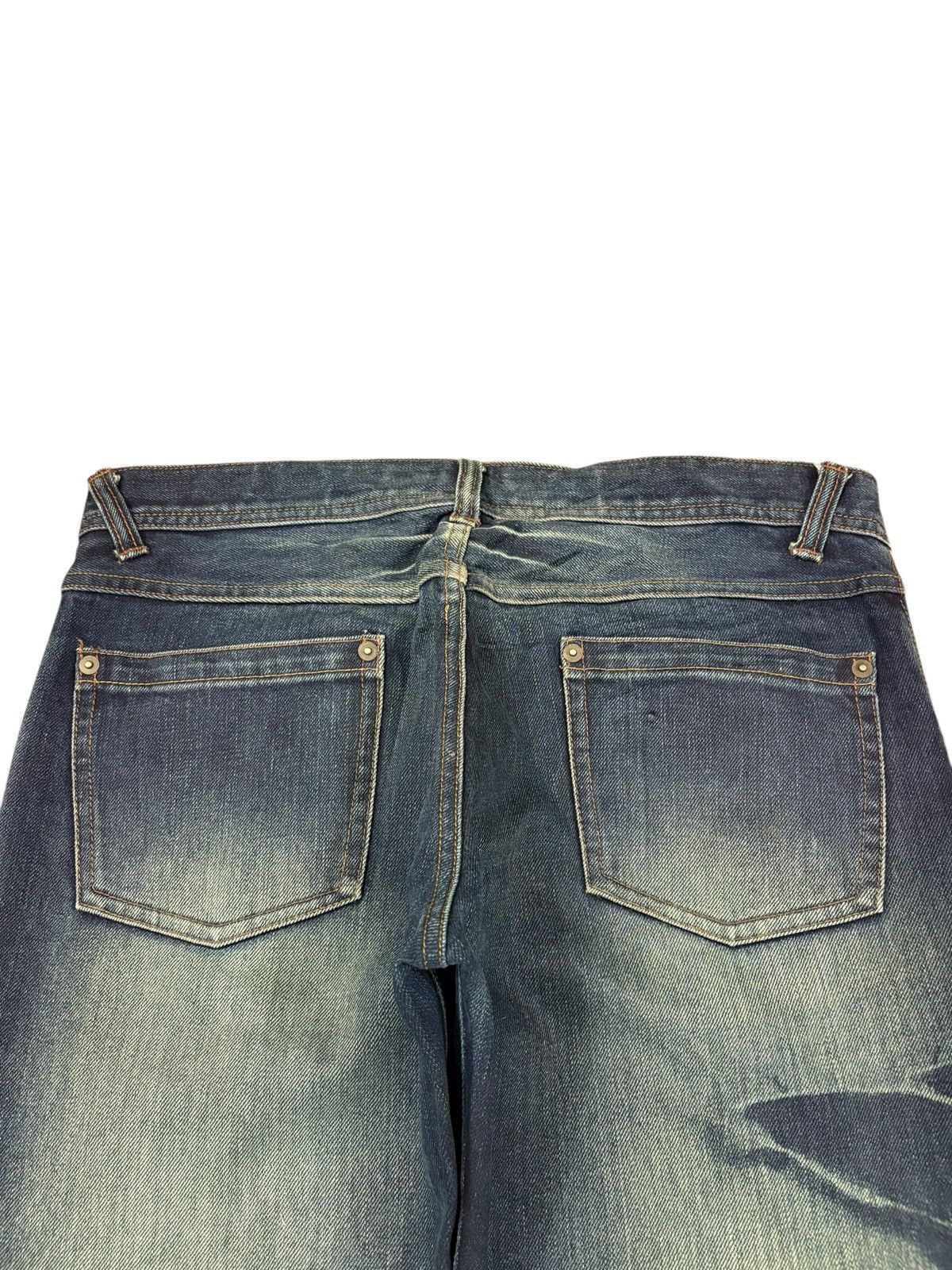 Schlussel Vintage Japanese Schlussel Sick Mud Wash Distress Flare Jean Size US 32 / EU 48 - 4 Thumbnail