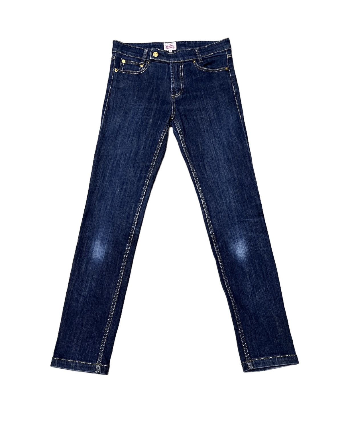 Vivienne Westwood Vivien Westwood embroided logo jeans Size 29" - 2 Thumbnail