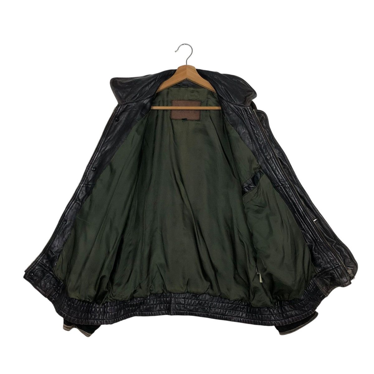 Japanese Brand 🔥VINTAGE BIKER LEATHER JACKET BLANKET VARIE ISSEY MIYAKE Size US L / EU 52-54 / 3 - 15 Thumbnail