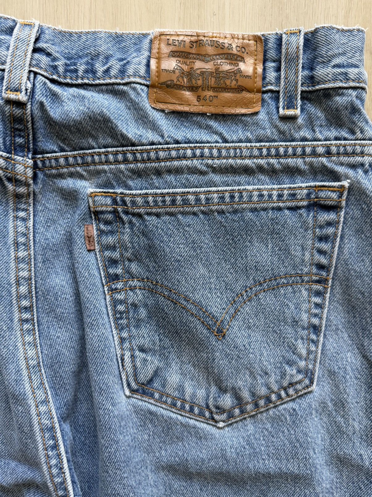 Levi's Vintage 01 Levis 540 Brown Tab Relaxed Denim 36x32 *35x32 Size US 36 / EU 52 - 3 Thumbnail