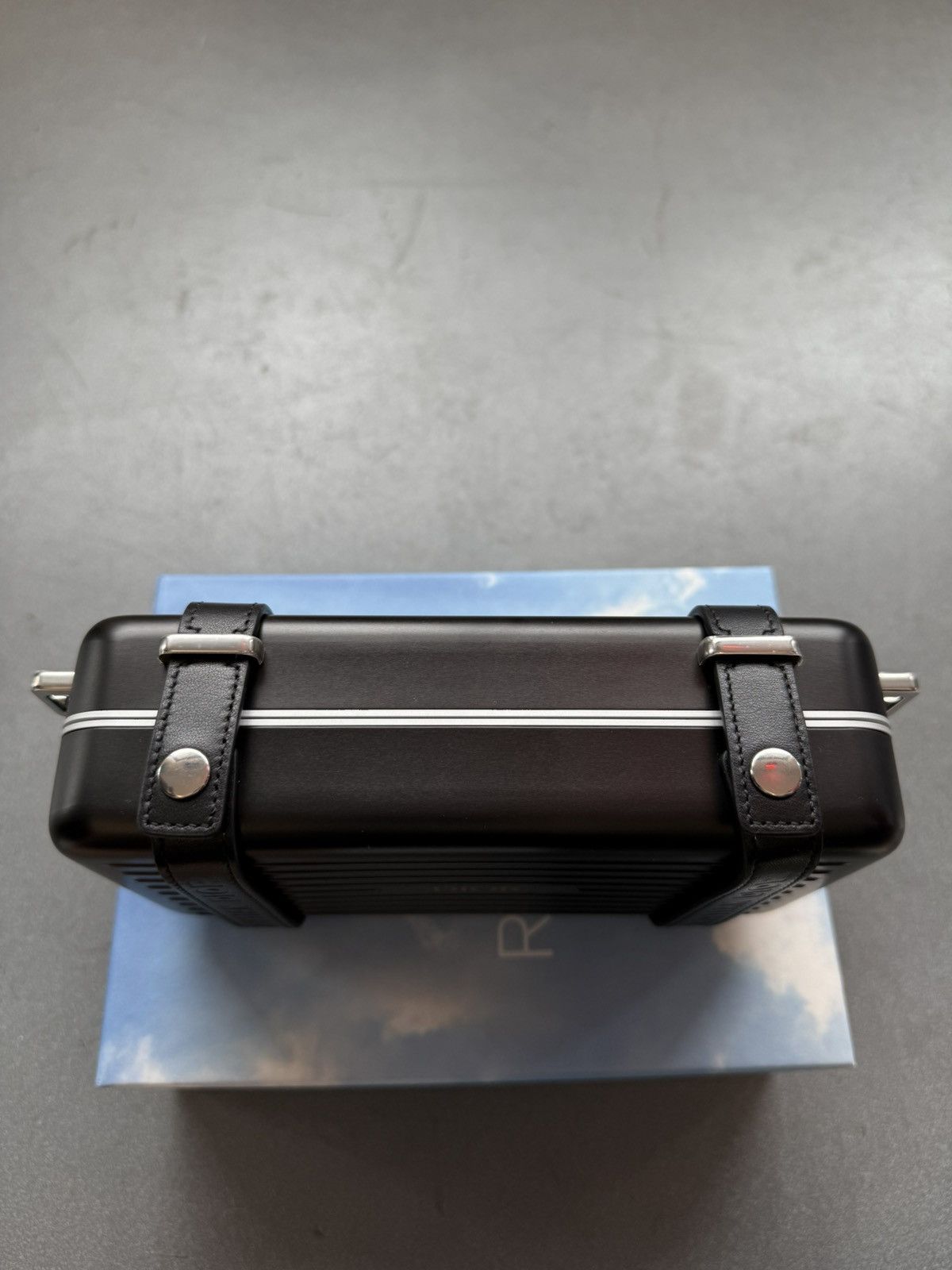 Rimowa Dior RIMOWA Personal Clutch On Strap Aluminum Black Size ONE SIZE - 3 Thumbnail