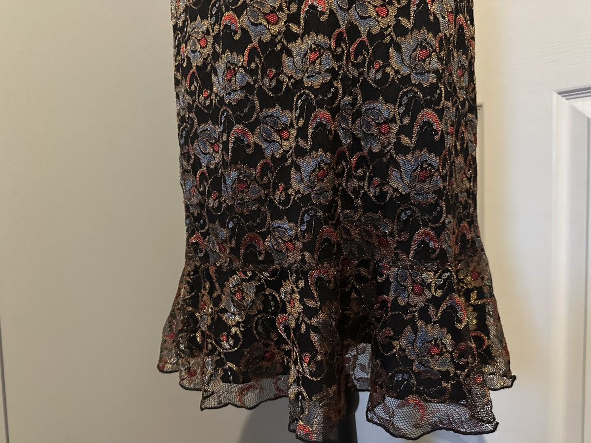 Other Gothic Romantic Black and Bronze Lace Evening dress size 4 Size S / US 4 / IT 40 - 6 Thumbnail