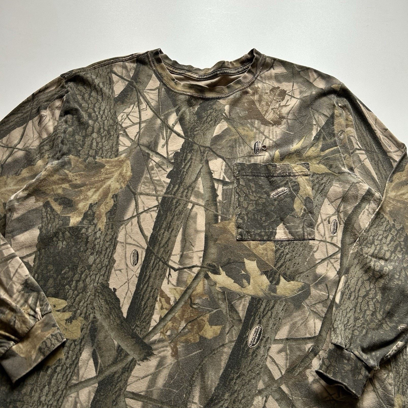 Realtree Vintage Realtree Camo Long Sleeve Pocket T Shirt Large Rare Size US L / EU 52-54 / 3 - 2 Thumbnail