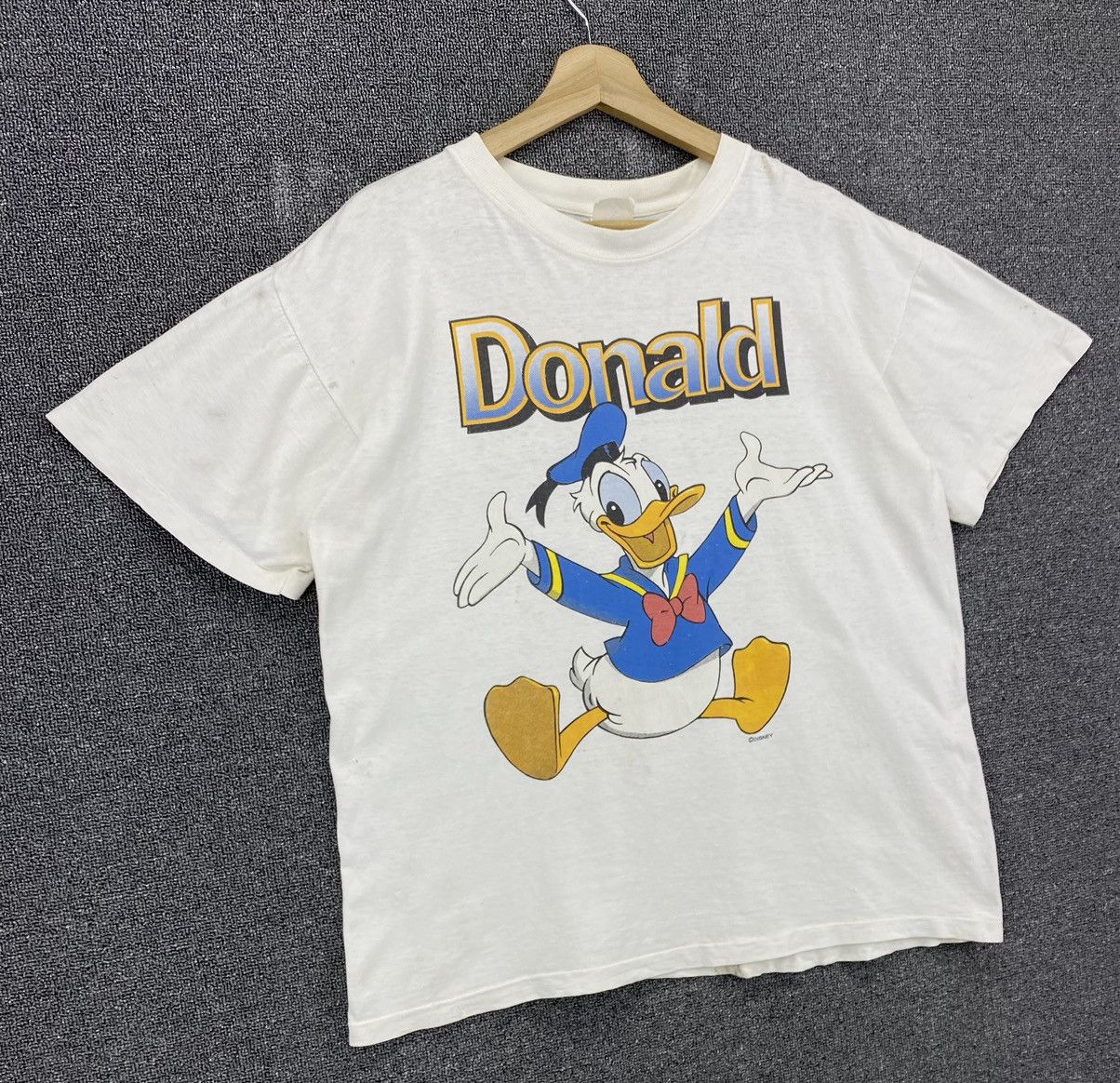 Vintage Vintage Donald Duck Big Printed Tees T Shirts Size US L / EU 52-54 / 3 - 2 Thumbnail