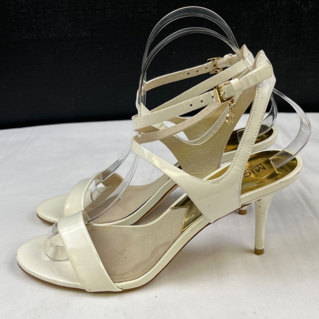 Michael Kors Michael Kors Women's White Shoes/Heels Sz 8M SKU 4431 Size US 8 / IT 38 - 4 Thumbnail
