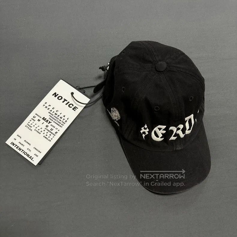 Enfants Riches Deprimes Enfants Riches Deprimes Black Sanskrit embroidered baseball Size ONE SIZE - 1 Thumbnail
