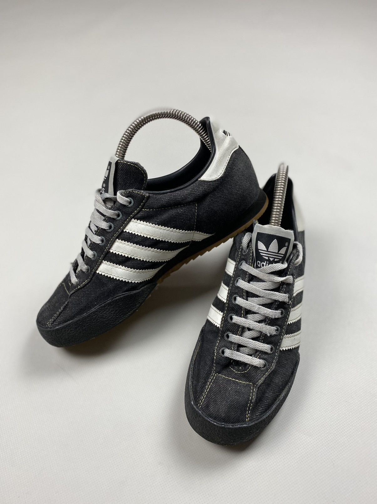 Adidas × Vintage Adidas Vintage Y2K Denim Low Top Sneakers Shoes Size US 5.5 Size US 5.5 / IT 35.5 - 19 Thumbnail