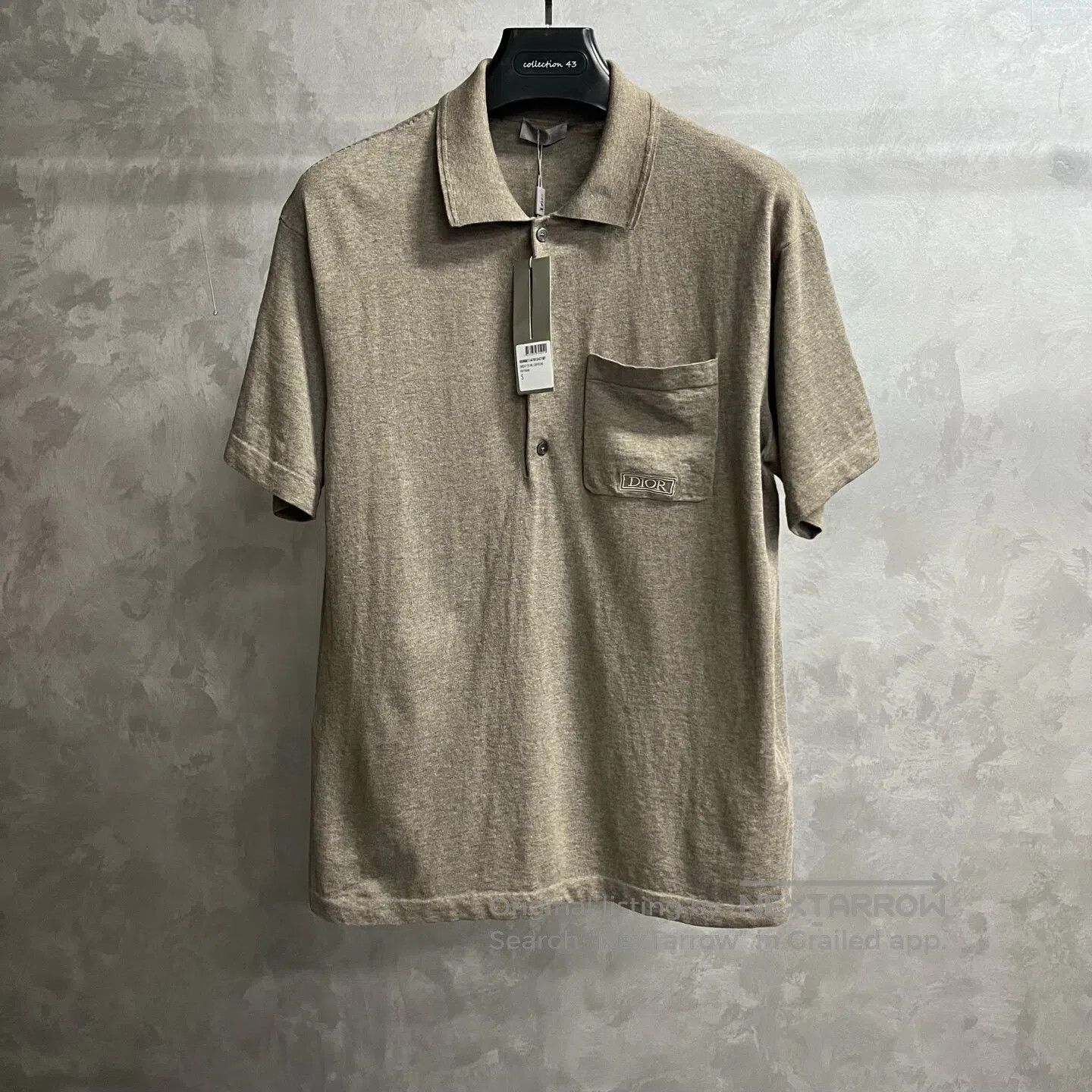 Dior Dior Embroidered, knitted patch pocket short-sleeved polo Size US S / EU 44-46 / 1 - 1 Thumbnail