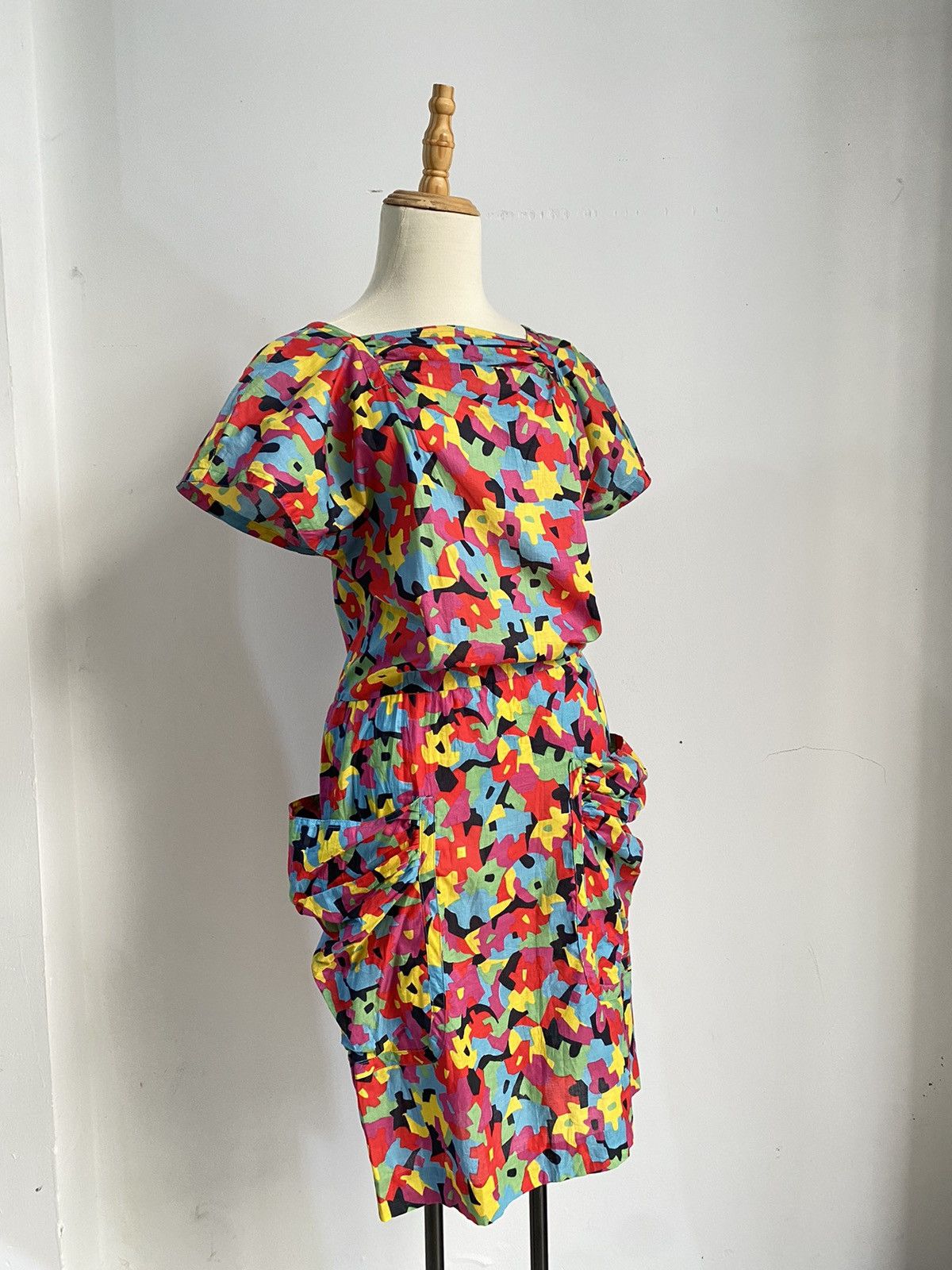 Fendi × Vintage Vintage 1980s Fendi Floral Print dress Size M / US 6-8 / IT 42-44 - 2 Thumbnail
