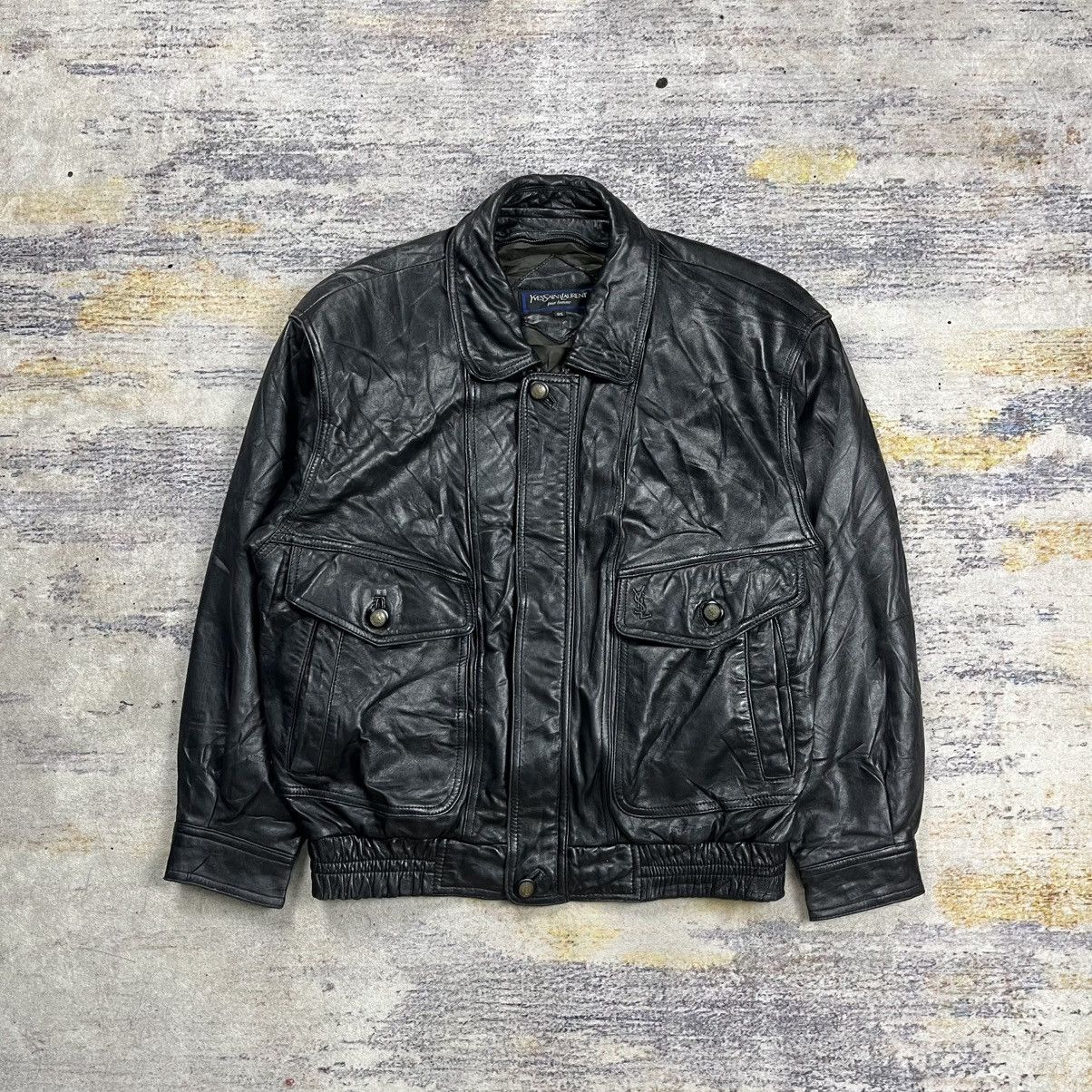 Yves Saint Laurent Pour Homme Leather Jacket | Grailed