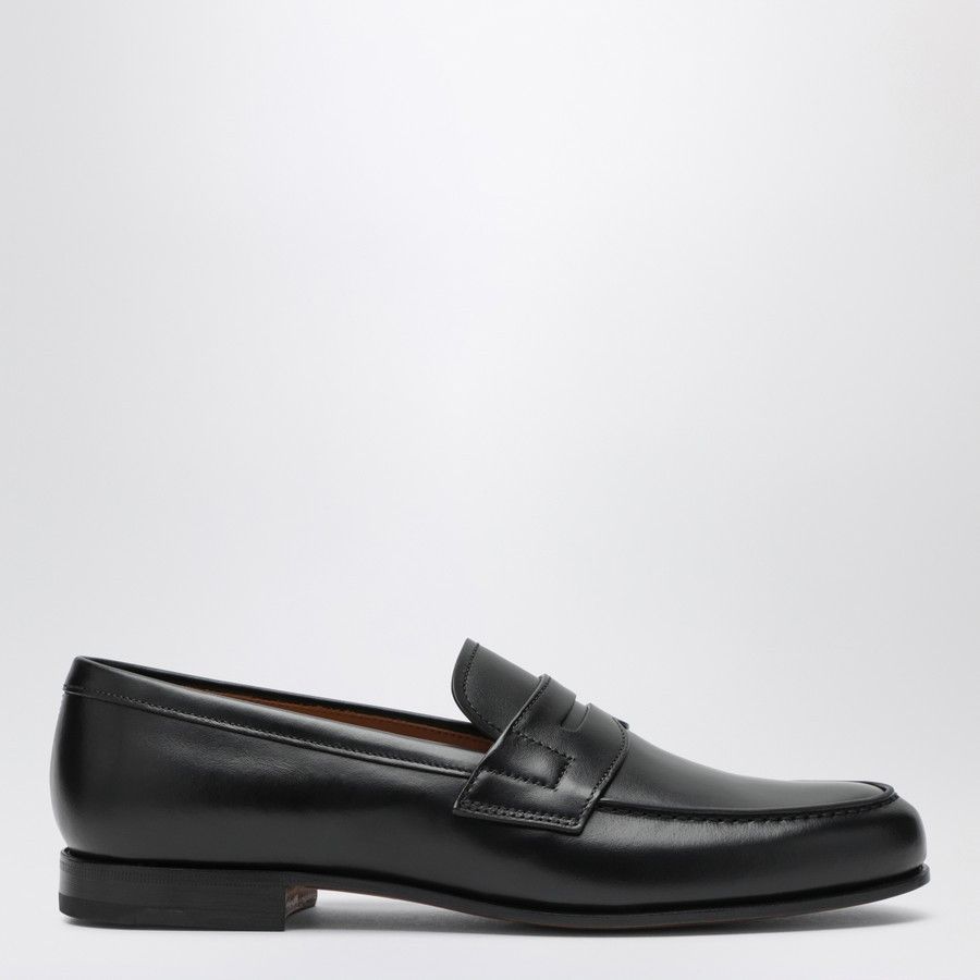 Church's o1d2blof0226 Leather Loafers in Black Size US 11.5 / EU 44-45 - 2 Thumbnail