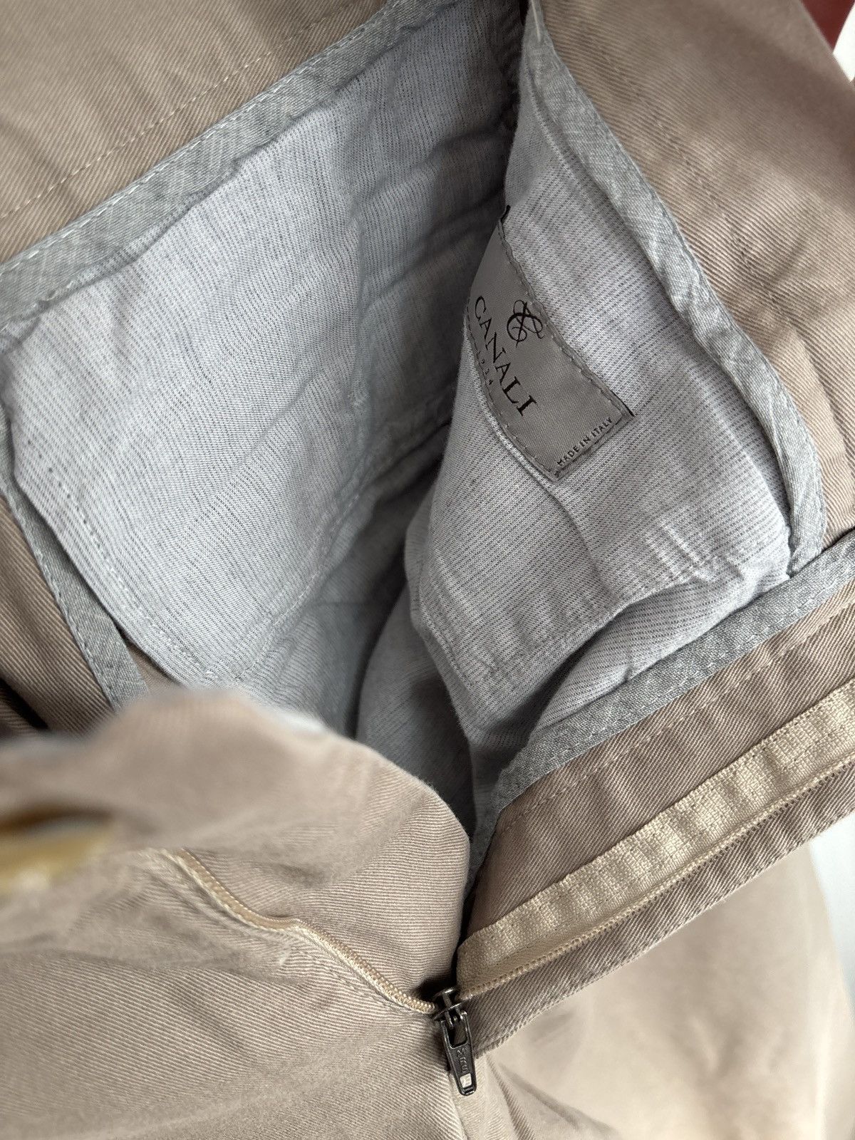 Canali Beige Canali Chino Pants Size US 28 / EU 44 - 2 Thumbnail