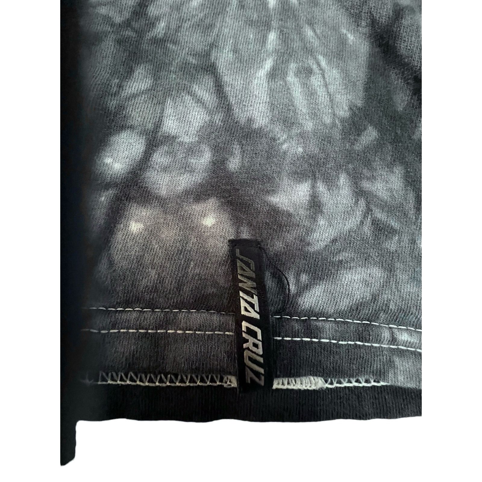 Santa Cruz Skateboards Santa Cruz All Genders Longsleeve Tye Dye Black & Gray Shirt Size US S / EU 44-46 / 1 - 9 Thumbnail