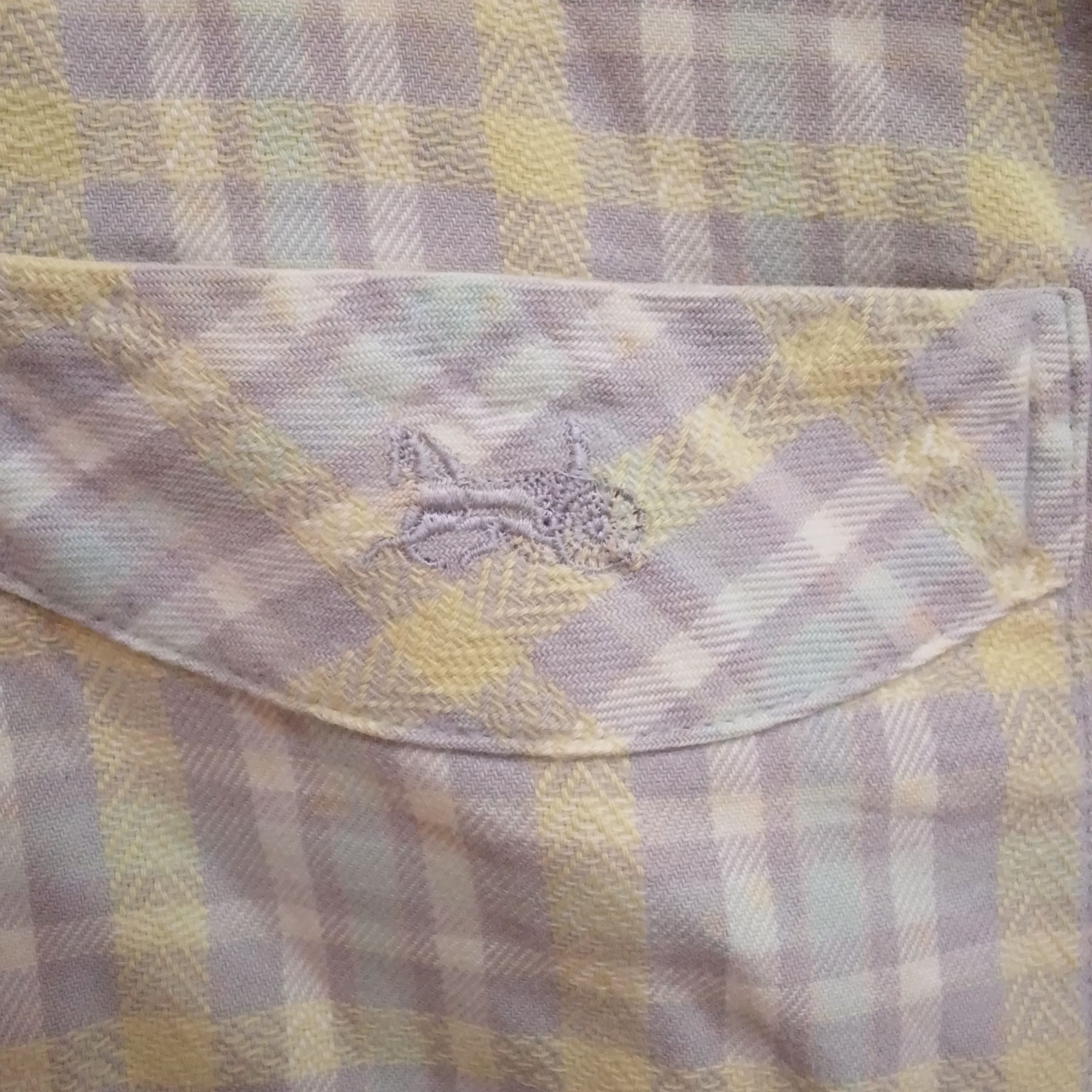 Celine CELINE Plaid Button Up Pajama Shirt Pastel Size US L / EU 52-54 / 3 - 5 Thumbnail