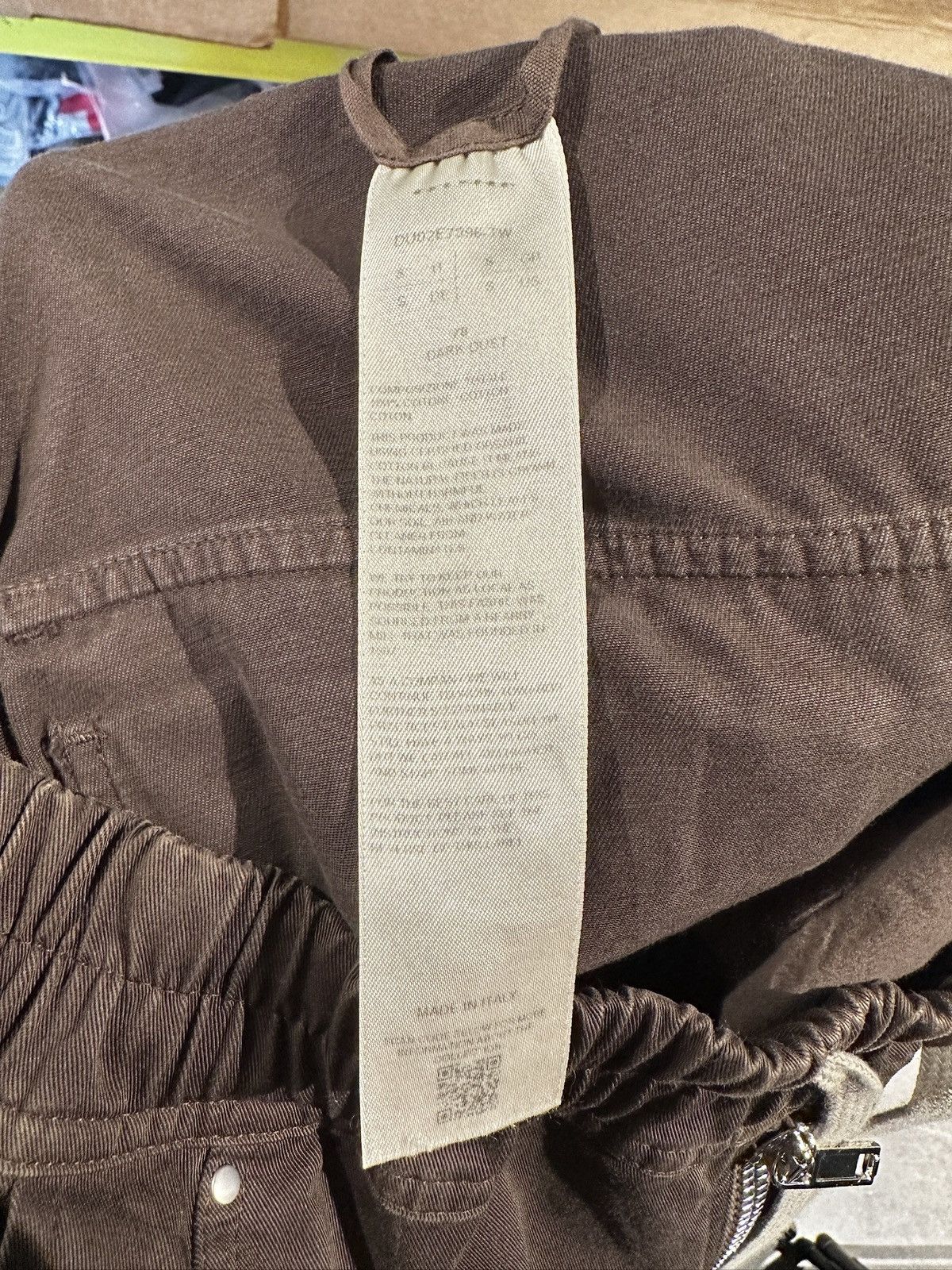Rick Owens Drkshdw Rick Owens DRKSHDW Twill Double Cargo Jumbo Dark Dust Size M Size US 30 / EU 46 - 4 Thumbnail