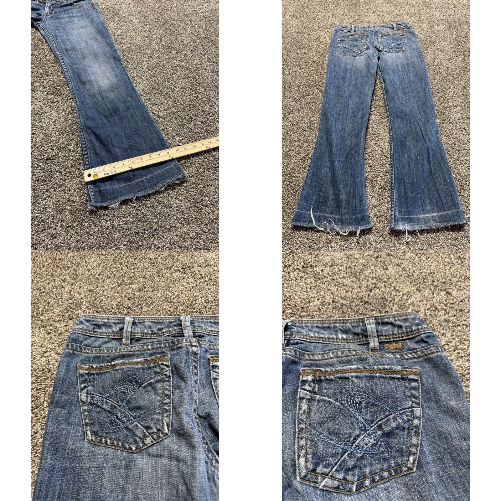 Silver Jeans Co. VINTAGE Silver Jeans TINA Women's Size 30 Blue Denim 30X30 Low Rise Bootcut Jeans Size 30" / US 8 / IT 44 - 9 Thumbnail
