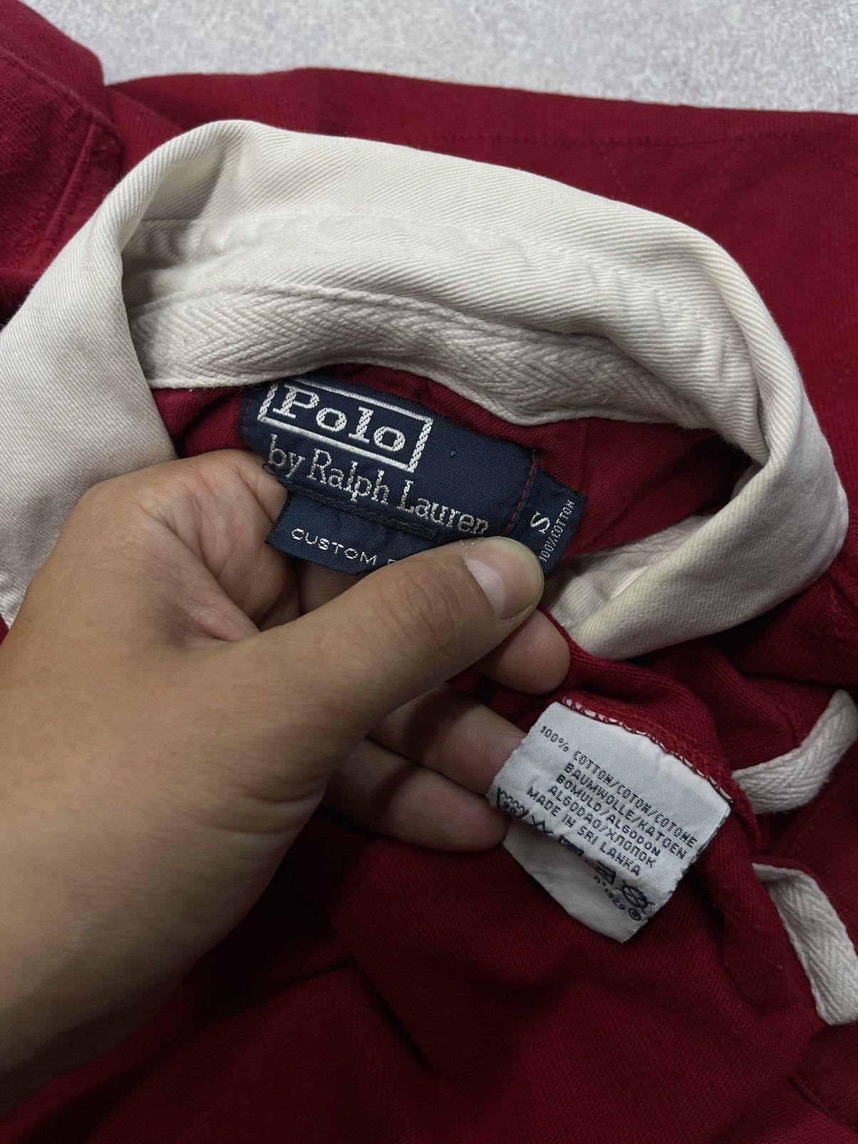 Polo Ralph Lauren Vintage Polo Ralph Lauren Rugby Longsleeve Red Y2K Size US S / EU 44-46 / 1 - 9 Thumbnail